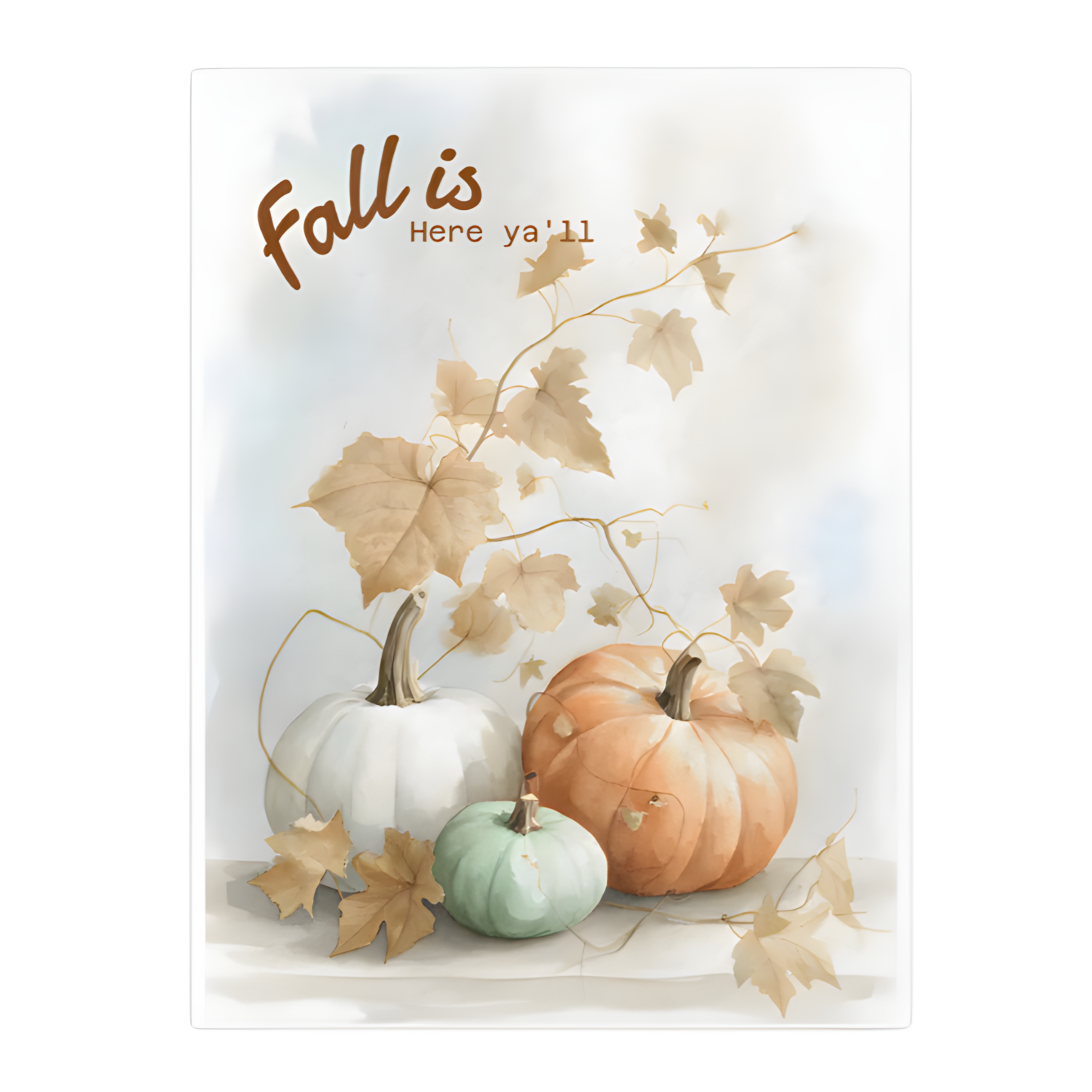 Personalized: Fall Décor Velveteen Plush Blanket, Autumn Throw, Pumpkin Blanket product thumbnail image