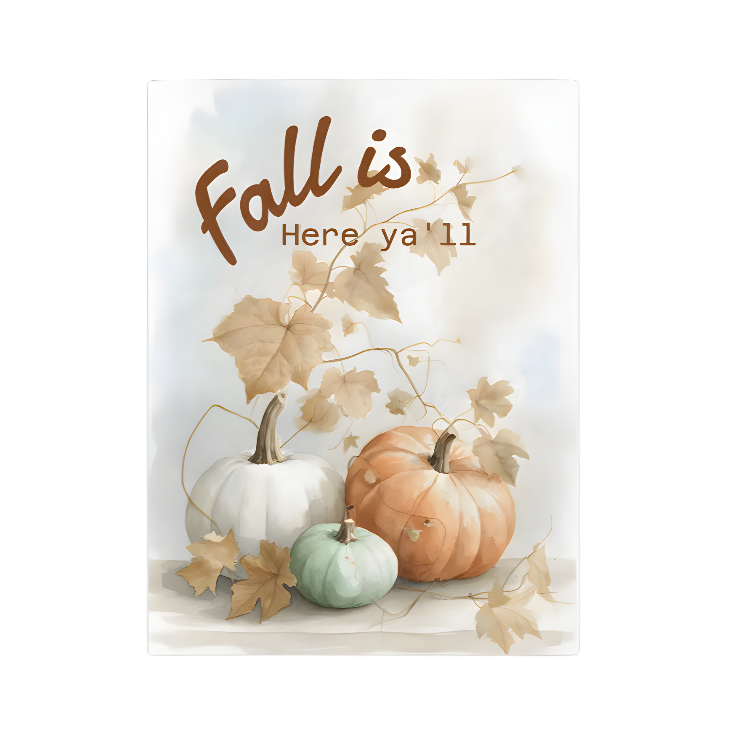 Personalized: Fall Décor Velveteen Plush Blanket, Autumn Throw, Pumpkin Blanket product thumbnail image
