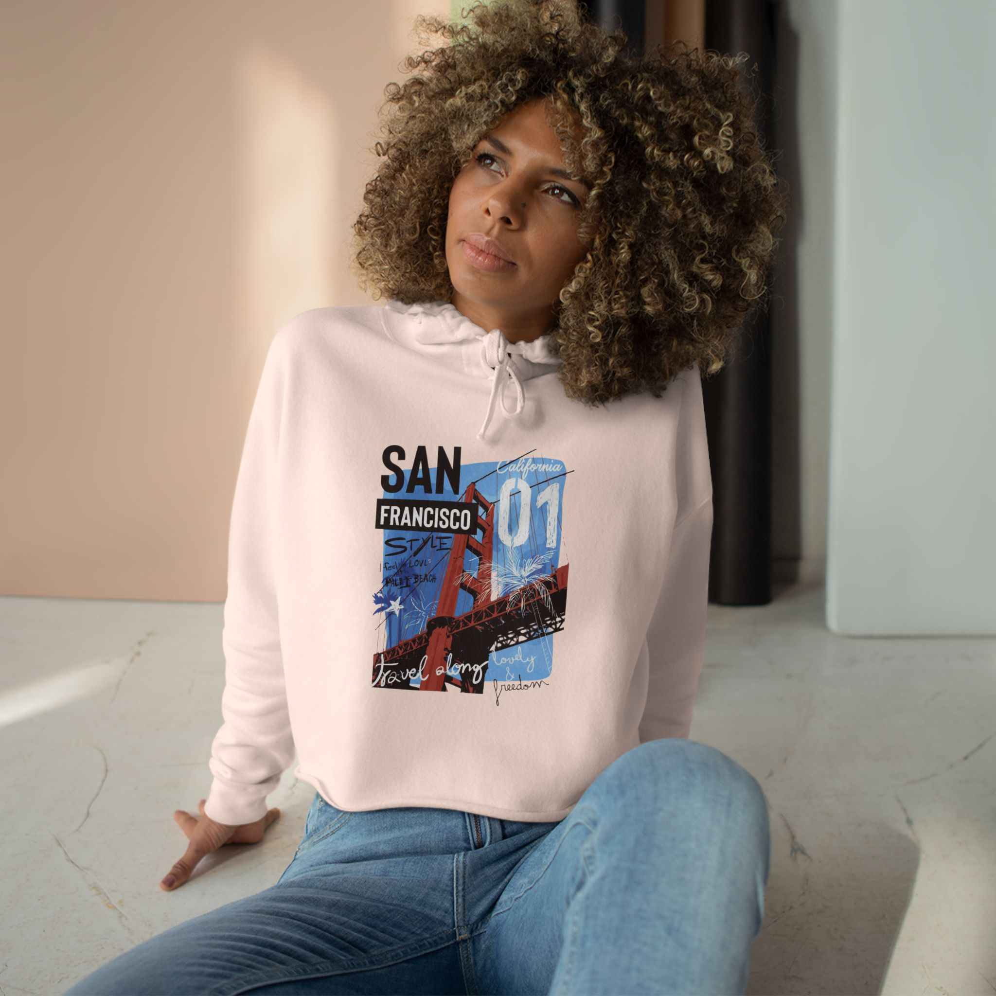 Personalized Women's Crop Hoodie, Trendy Streetwear, Casual Outfits, Summer Styles, Lounge Wear, Everyday Wear, Gift for Her product thumbnail image Personalized Women's Crop Hoodie, Trendy Streetwear, Casual Outfits, Summer Styles, Lounge Wear, Everyday Wear, Gift for Her product thumbnail image