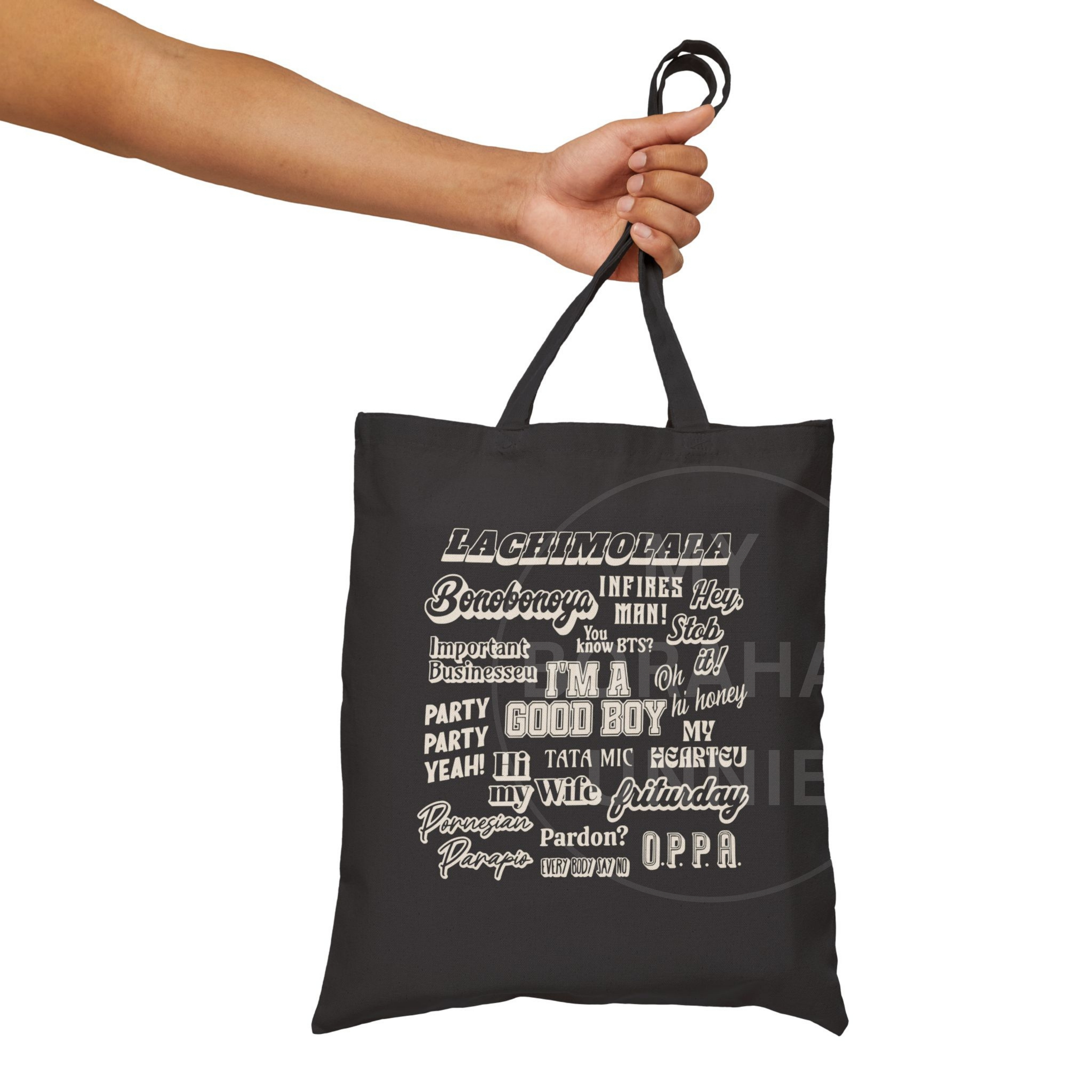 Bangtan Quotes Cotton Canvas Tote Bag, Designed by Army for Army product thumbnail image Bangtan Quotes Cotton Canvas Tote Bag, Designed by Army for Army product thumbnail image