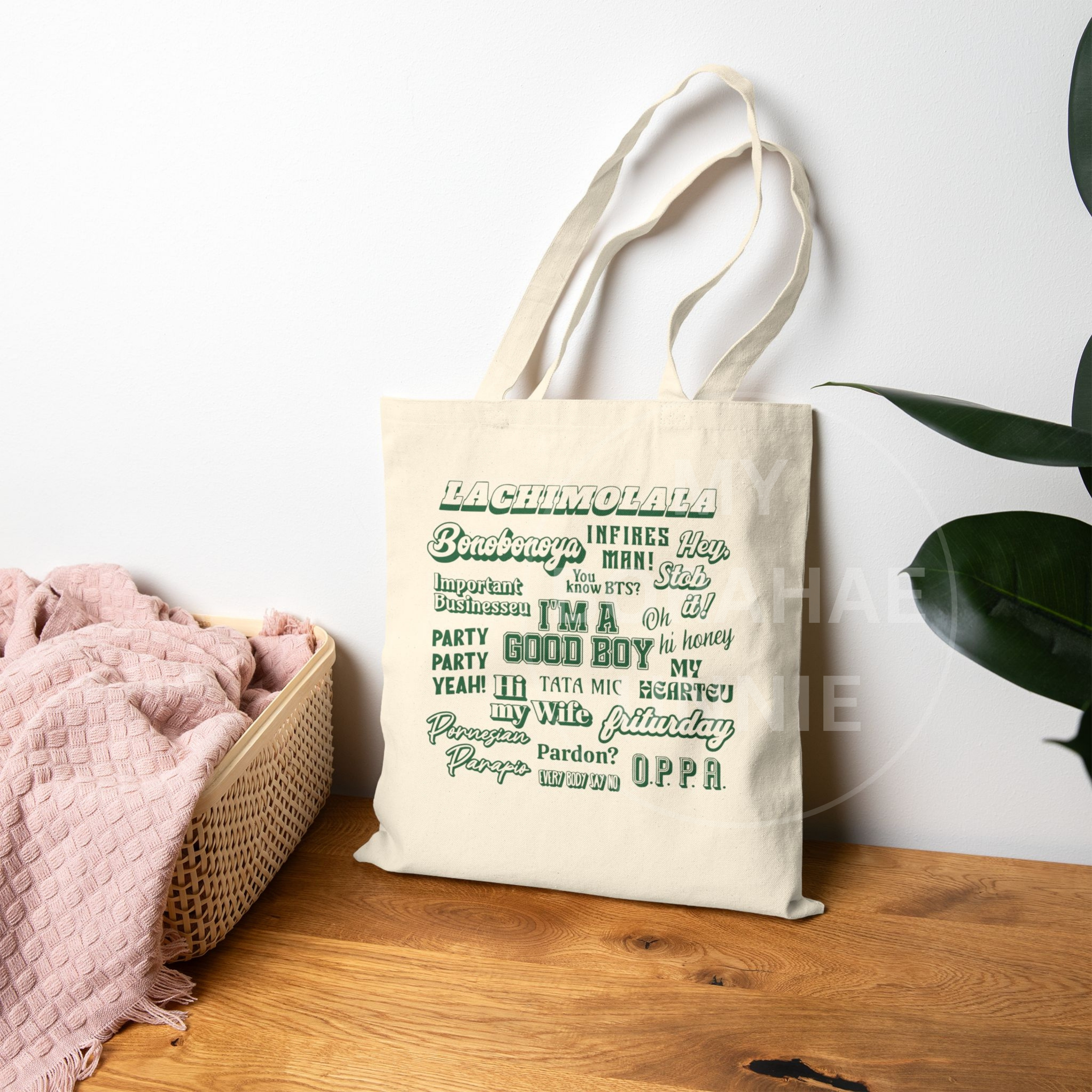 Bangtan Quotes Cotton Canvas Tote Bag, Designed by Army for Army product thumbnail image Bangtan Quotes Cotton Canvas Tote Bag, Designed by Army for Army product thumbnail image