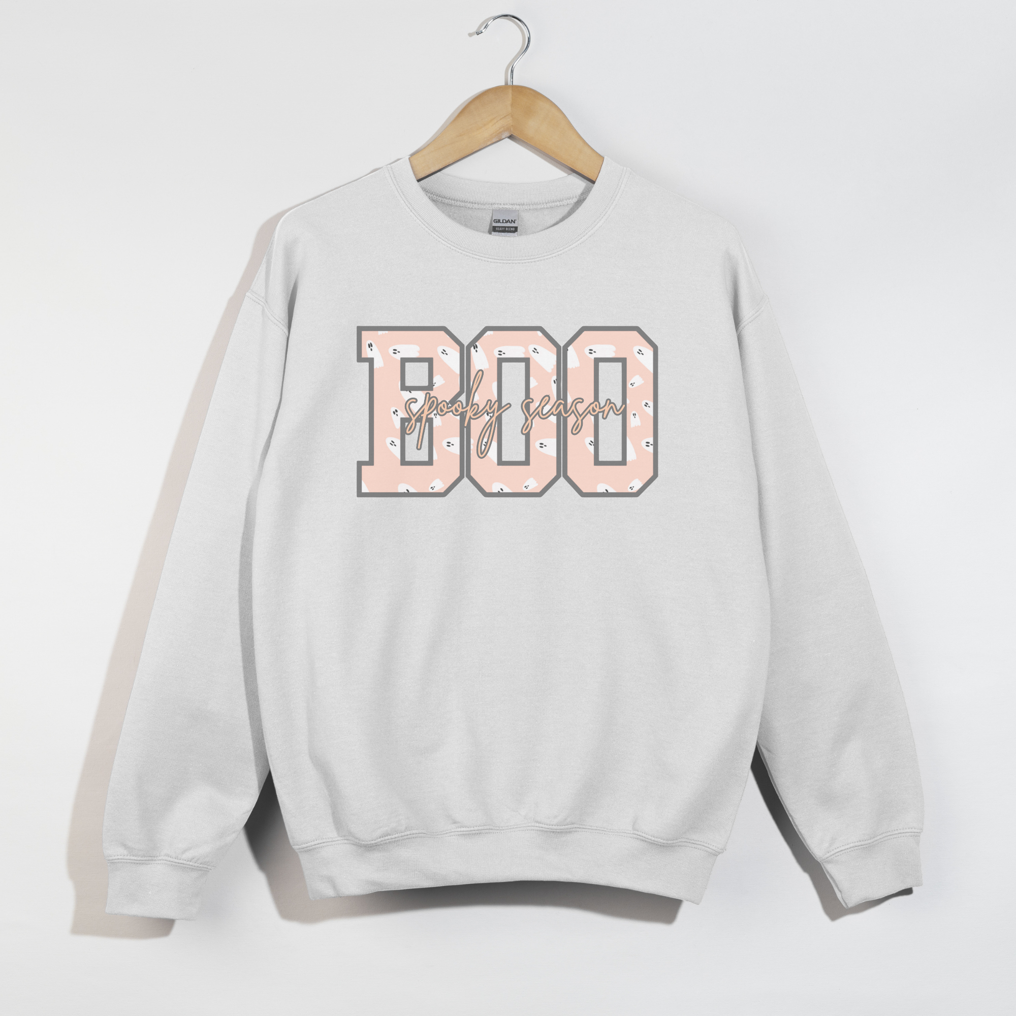 Halloween Boo Crewneck Sweatshirt, Cozy Fall Sweatshirt, Unisex Halloween Clothing, Spooky Season Attire, Ghostly Vibes, Festive Gift product thumbnail image Halloween Boo Crewneck Sweatshirt, Cozy Fall Sweatshirt, Unisex Halloween Clothing, Spooky Season Attire, Ghostly Vibes, Festive Gift product thumbnail image