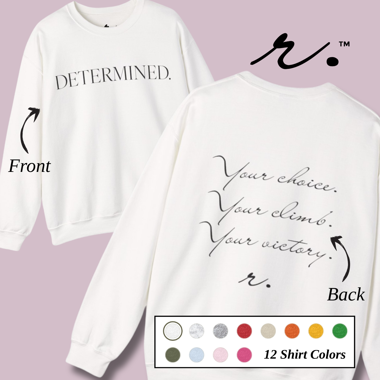 DETERMINED. | Reminder Collection Crew - Adults product thumbnail image
