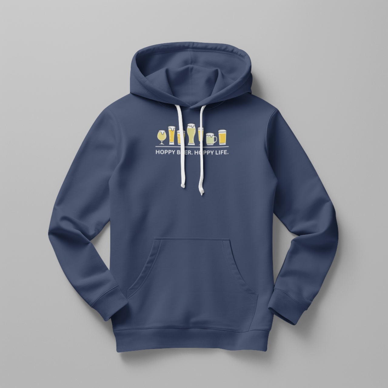 Hoppy Beer Hoppy Life Hoodie product thumbnail image