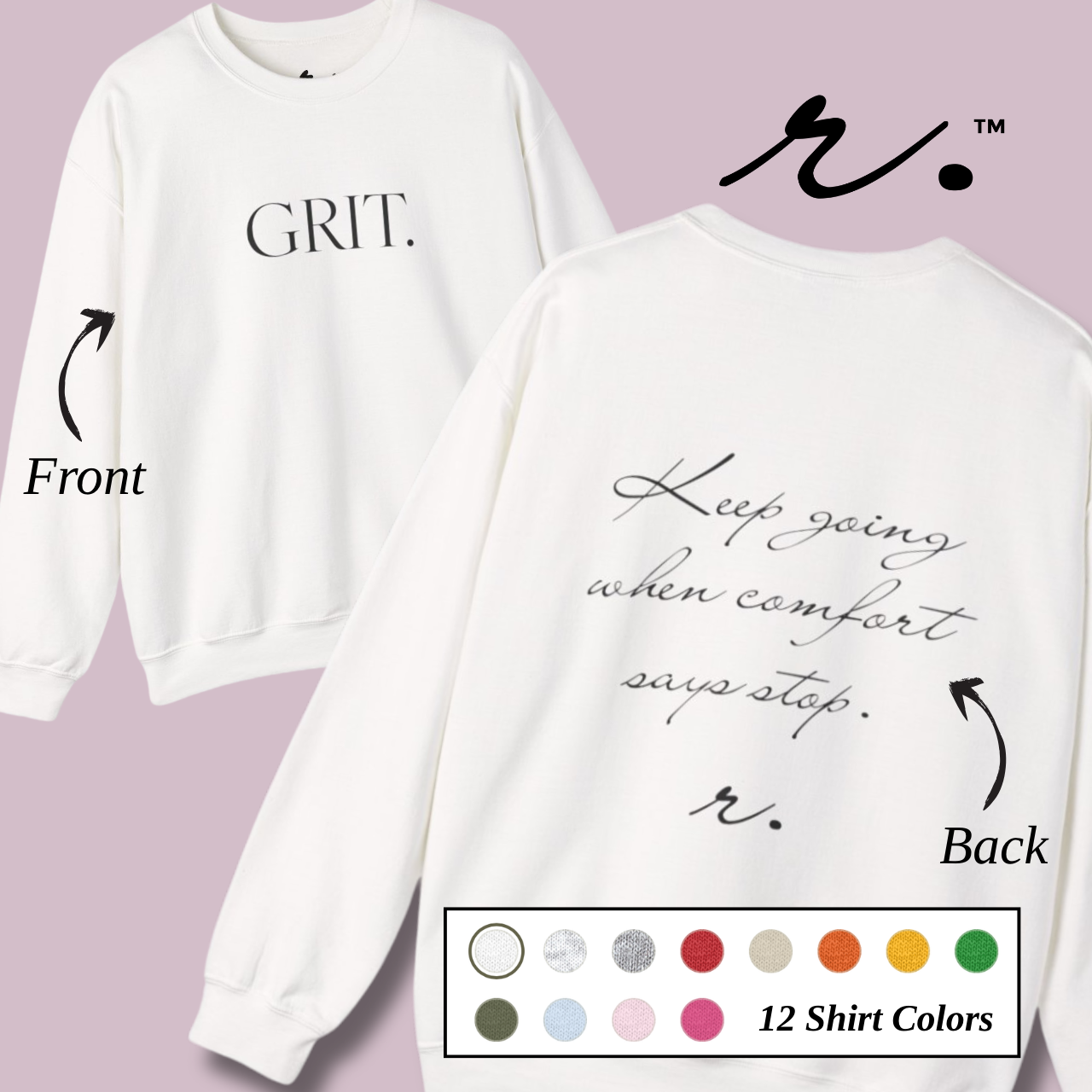 GRIT. | Reminder Collection Crew - Adults product thumbnail image