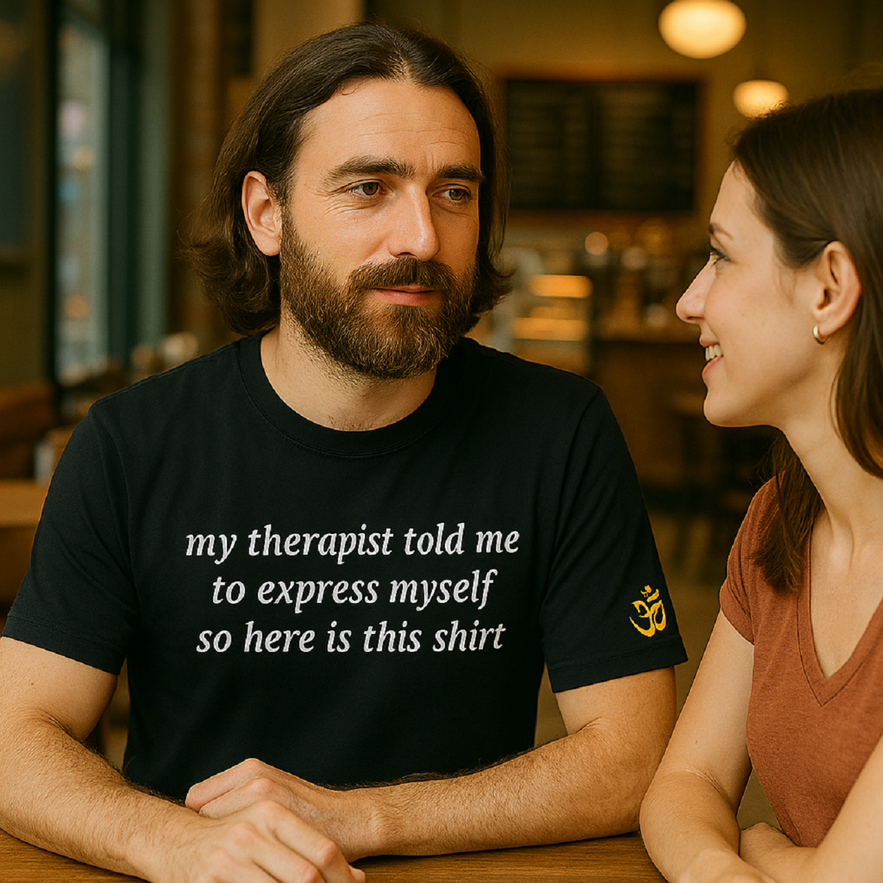 Here Is this Shirt 100% Cotton Black T-Shirt product thumbnail image