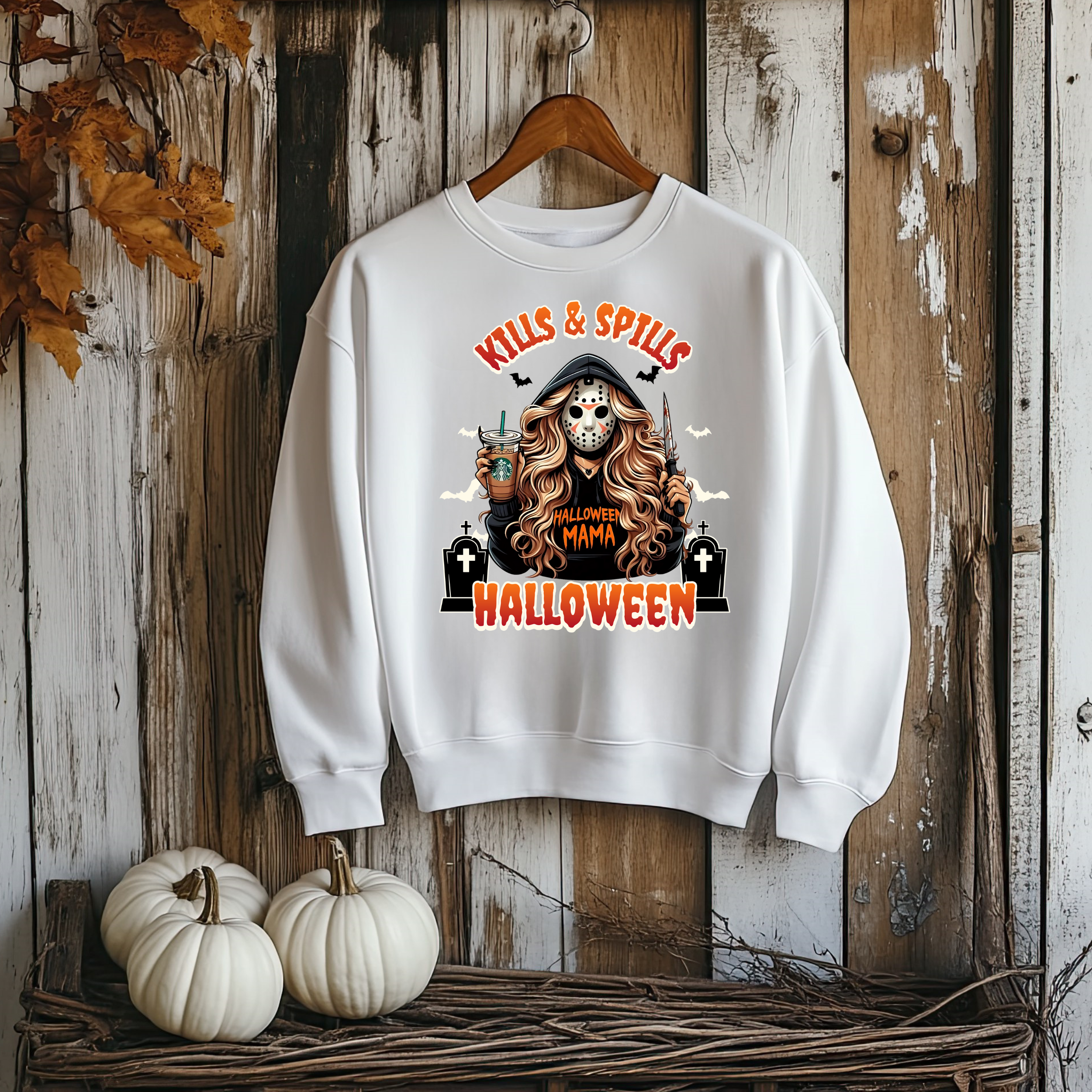 Kills And Spills Mama Crewneck Sweatshirt