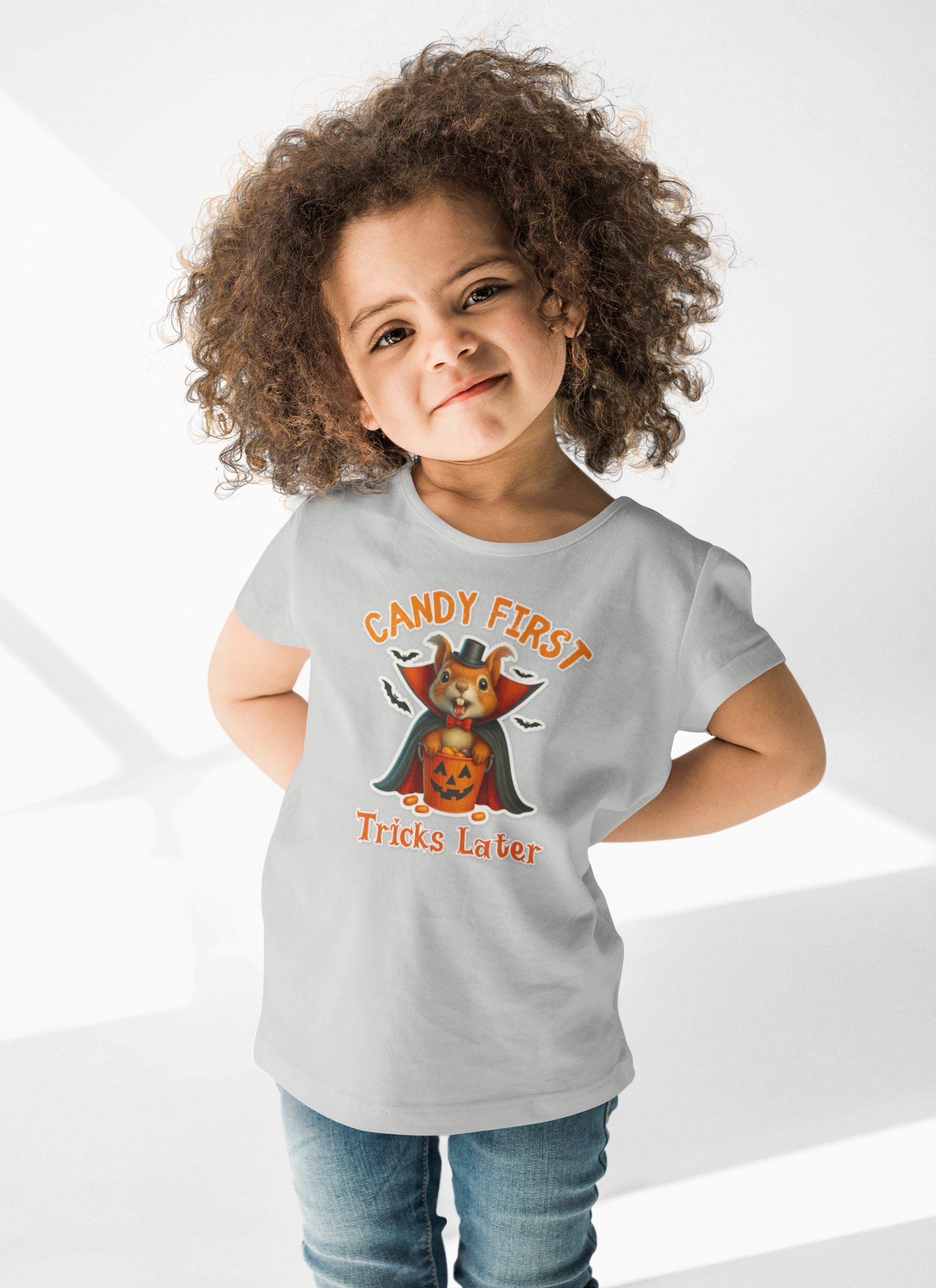 Halloween Toddler Tee - Candy First Tricks Later, Cute Kids T-Shirt, Holiday Shirt, Trick or Treat Outfit, October Festivity Top, [...] product thumbnail image