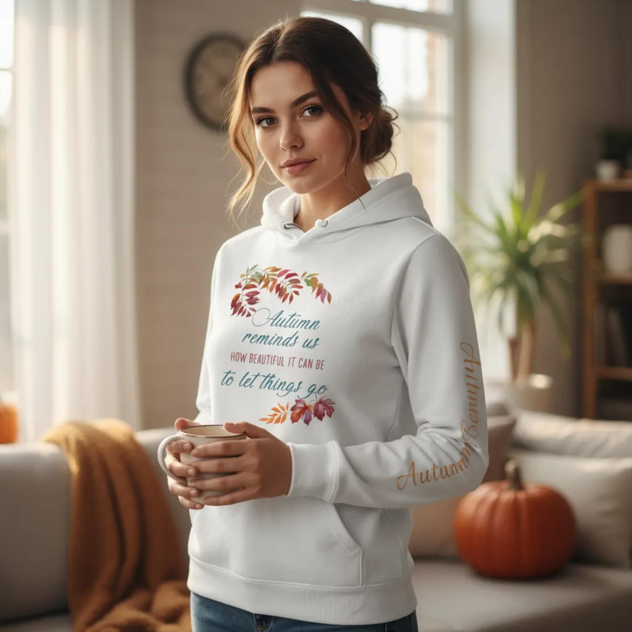 Autumn Reminds us- to Let go Hoodie product thumbnail image Autumn Reminds us- to Let go Hoodie product thumbnail image