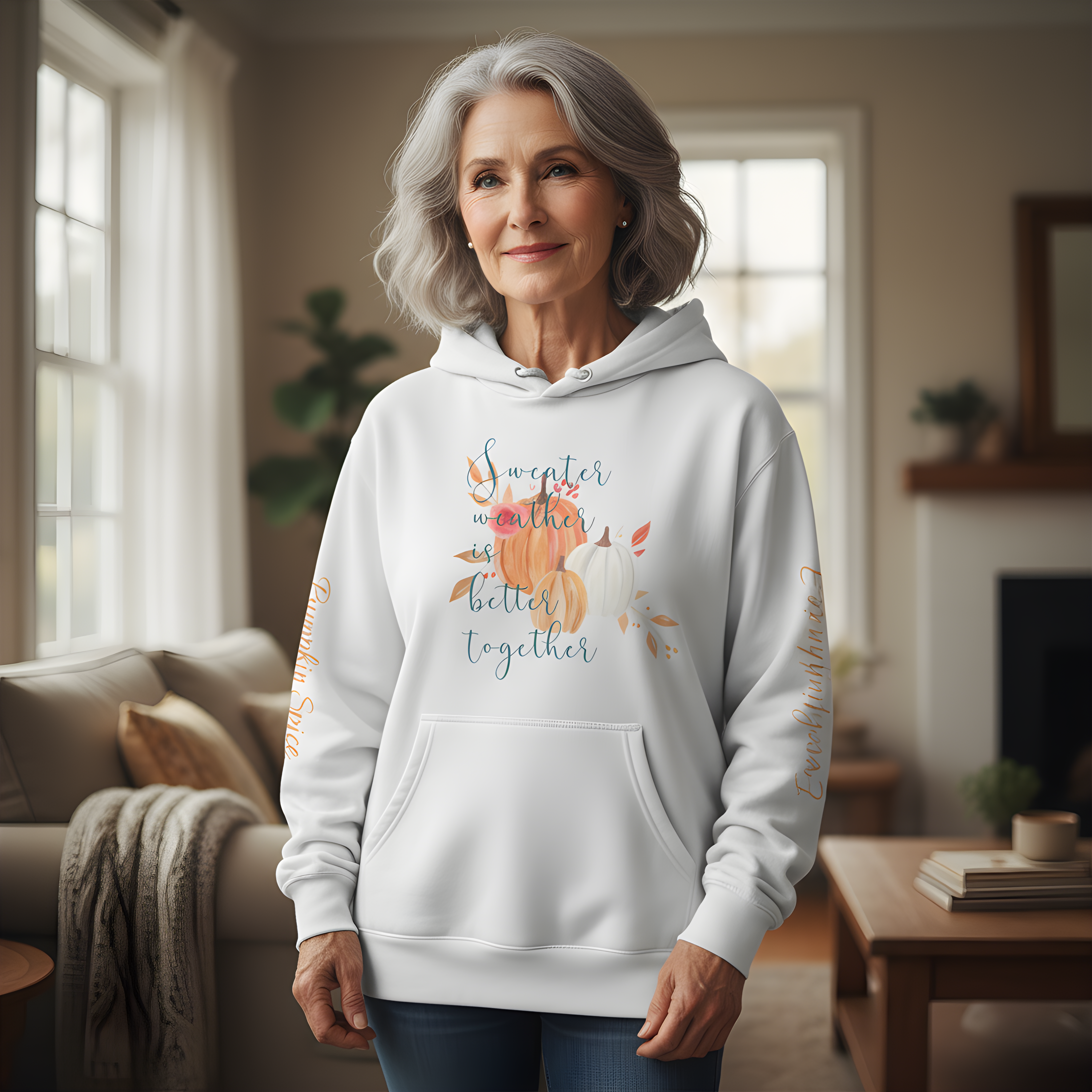 "Sweater Weather is Better Together" T-Shirt Hoodie product thumbnail image "Sweater Weather is Better Together" T-Shirt Hoodie product thumbnail image