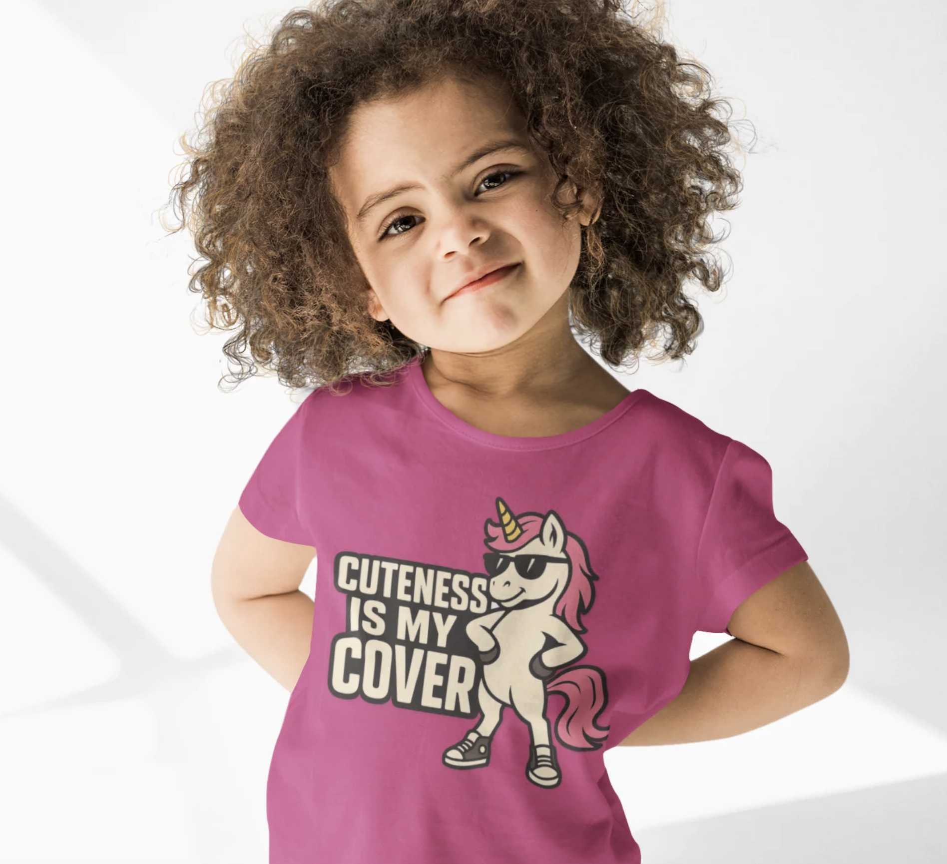 Cuteness Is My Cover Unicorn Youth BJJ T-Shirt 