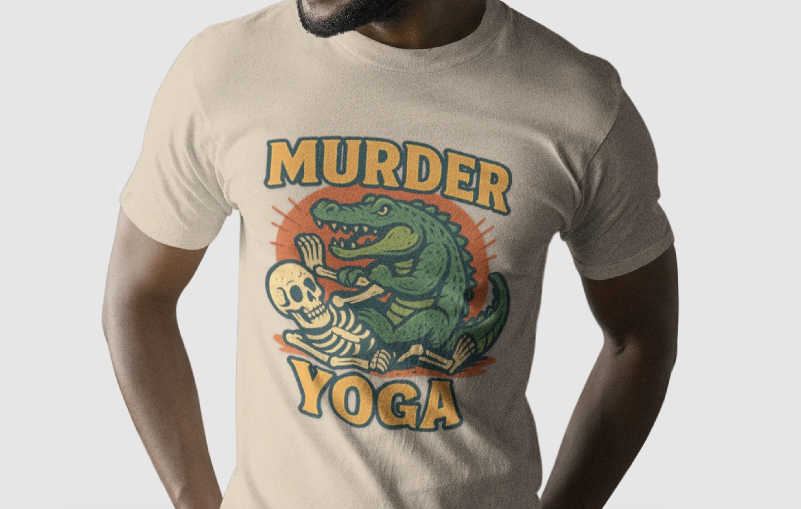 Murder Yoga Alligator BJJ Men/Unisex T-Shirt 