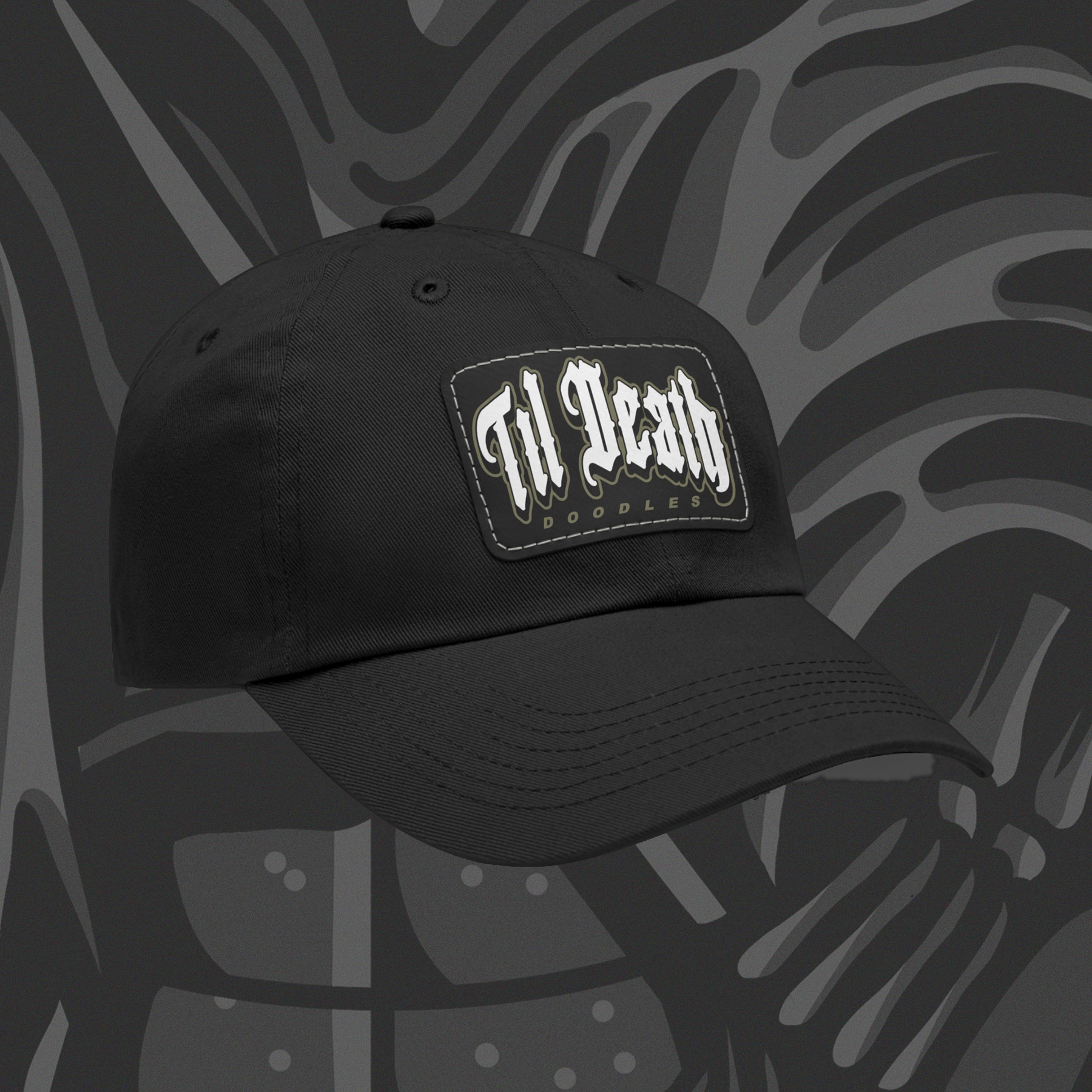 TIL DEATH DAD HAT W/PATCH product thumbnail image TIL DEATH DAD HAT W/PATCH product thumbnail image