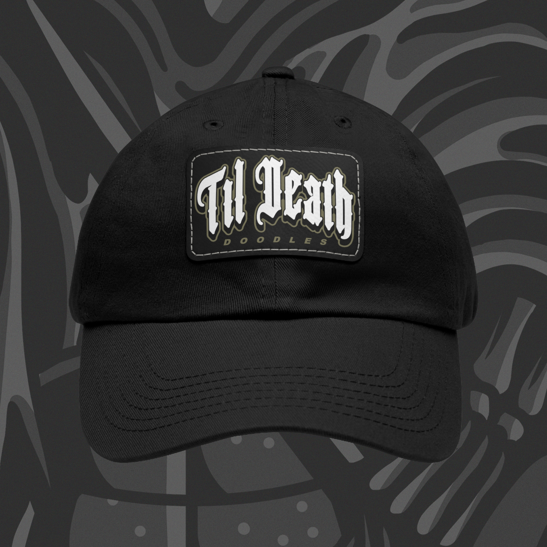 TIL DEATH DAD HAT W/PATCH product thumbnail image TIL DEATH DAD HAT W/PATCH product thumbnail image