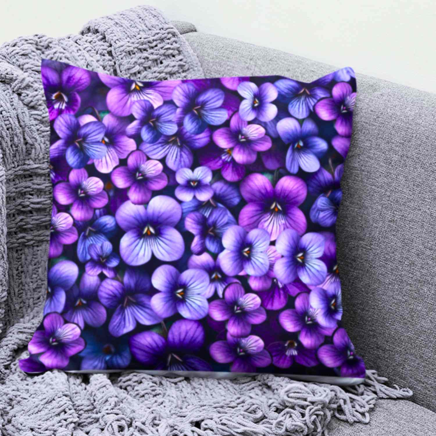 Vibrant Floral Pillowcase | Cozy Home Décor, Gift for Her, Bedroom Accent, Flower Print, Spring Decor product thumbnail image