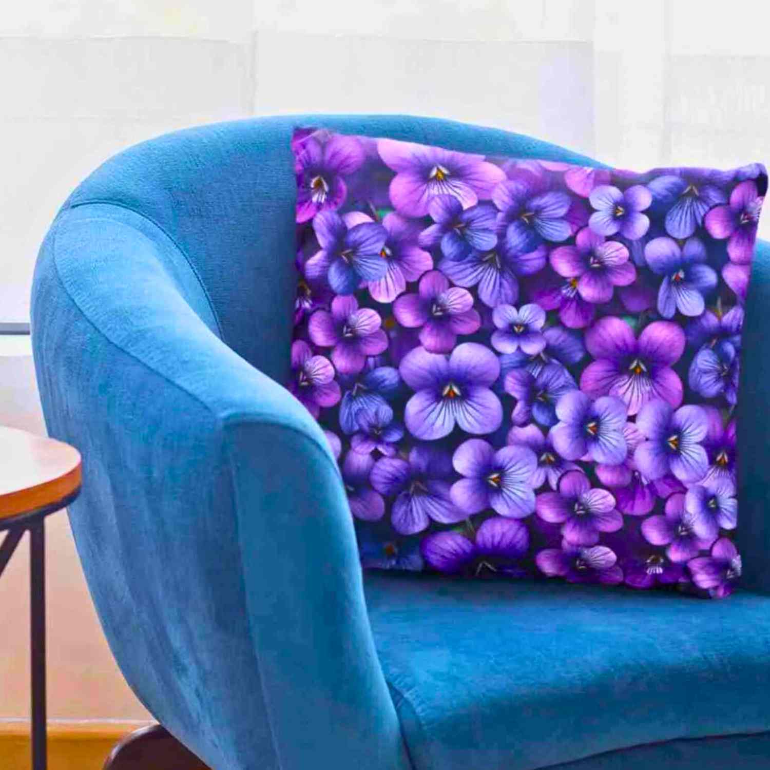 Vibrant Floral Pillowcase | Cozy Home Décor, Gift for Her, Bedroom Accent, Flower Print, Spring Decor product thumbnail image