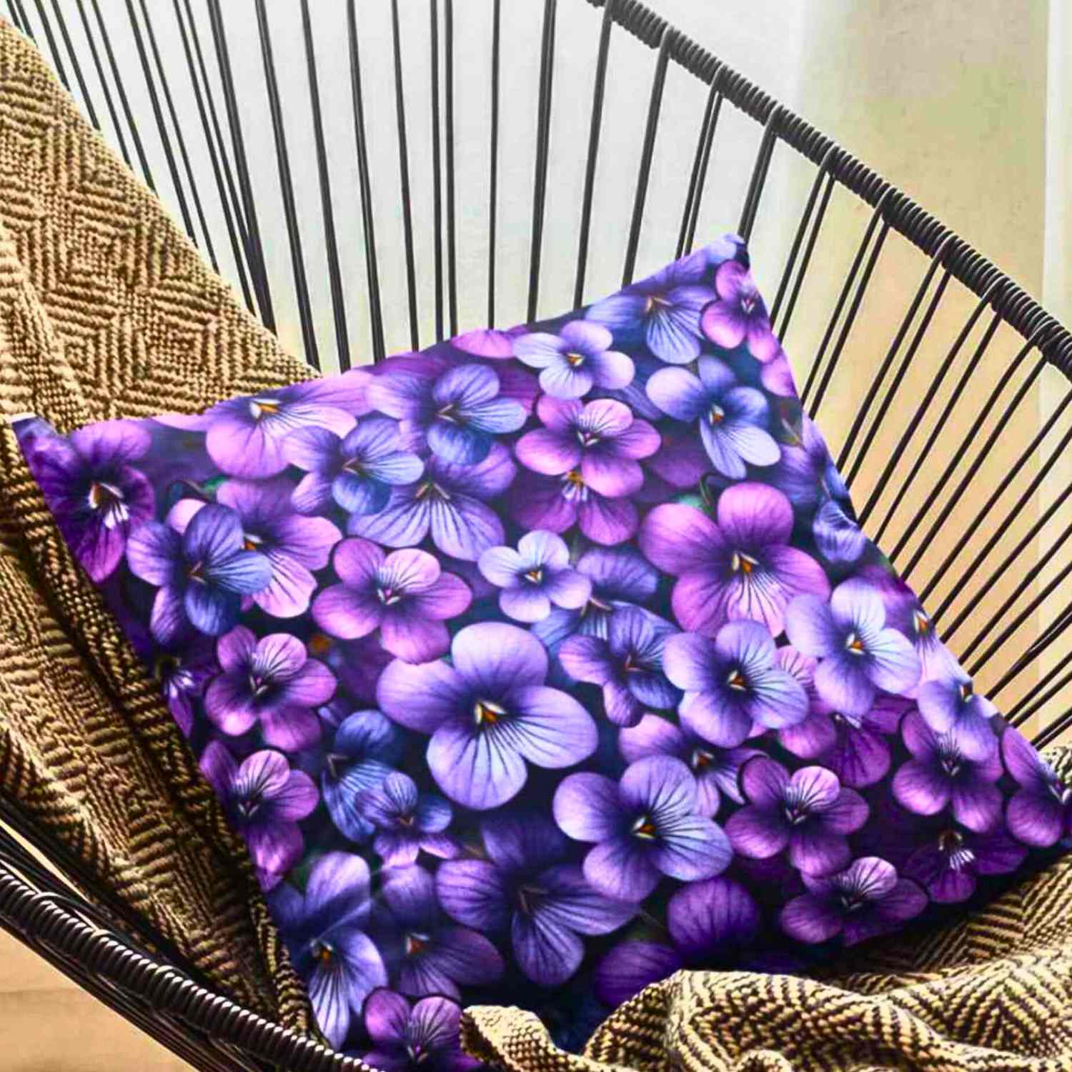 Vibrant Floral Pillowcase | Cozy Home Décor, Gift for Her, Bedroom Accent, Flower Print, Spring Decor product thumbnail image