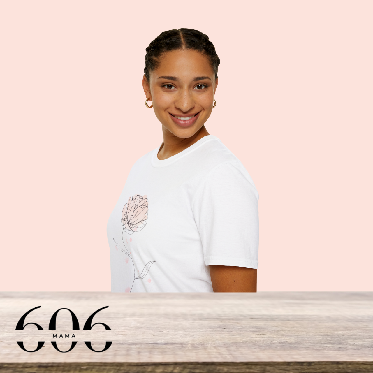 Floral Minimalist Unisex T-Shirt, Comfortable Tee, Perfect Gift for Her, Everyday Wear, Spring Fashion