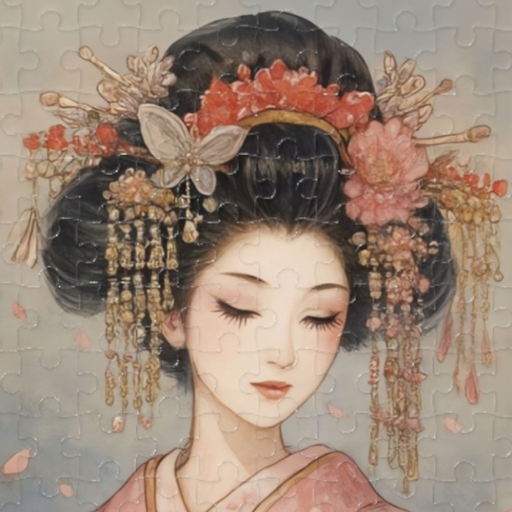 Moonlit Sakura Dream: A Puzzle of Japanese Elegance product thumbnail image