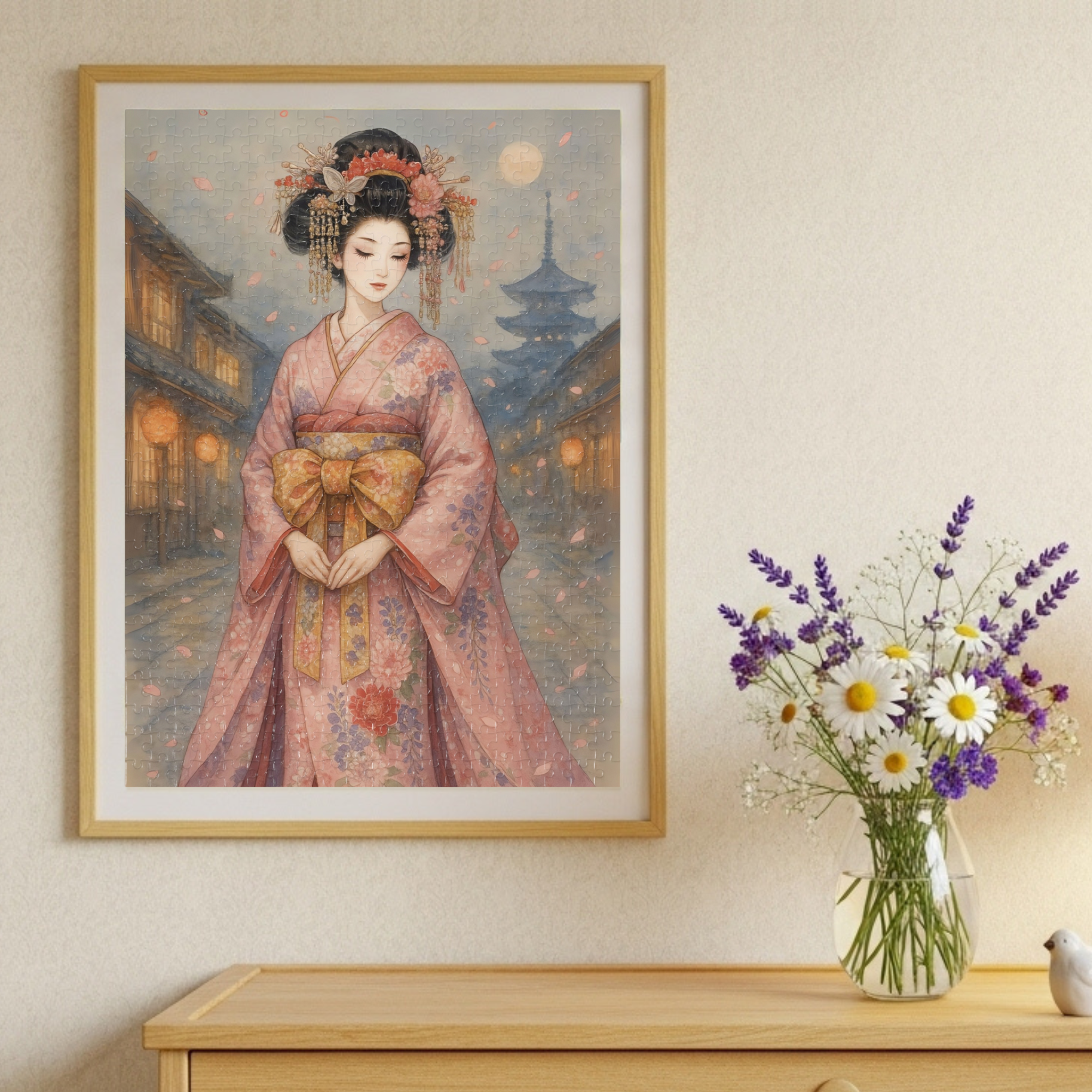Moonlit Sakura Dream: A Puzzle of Japanese Elegance product thumbnail image