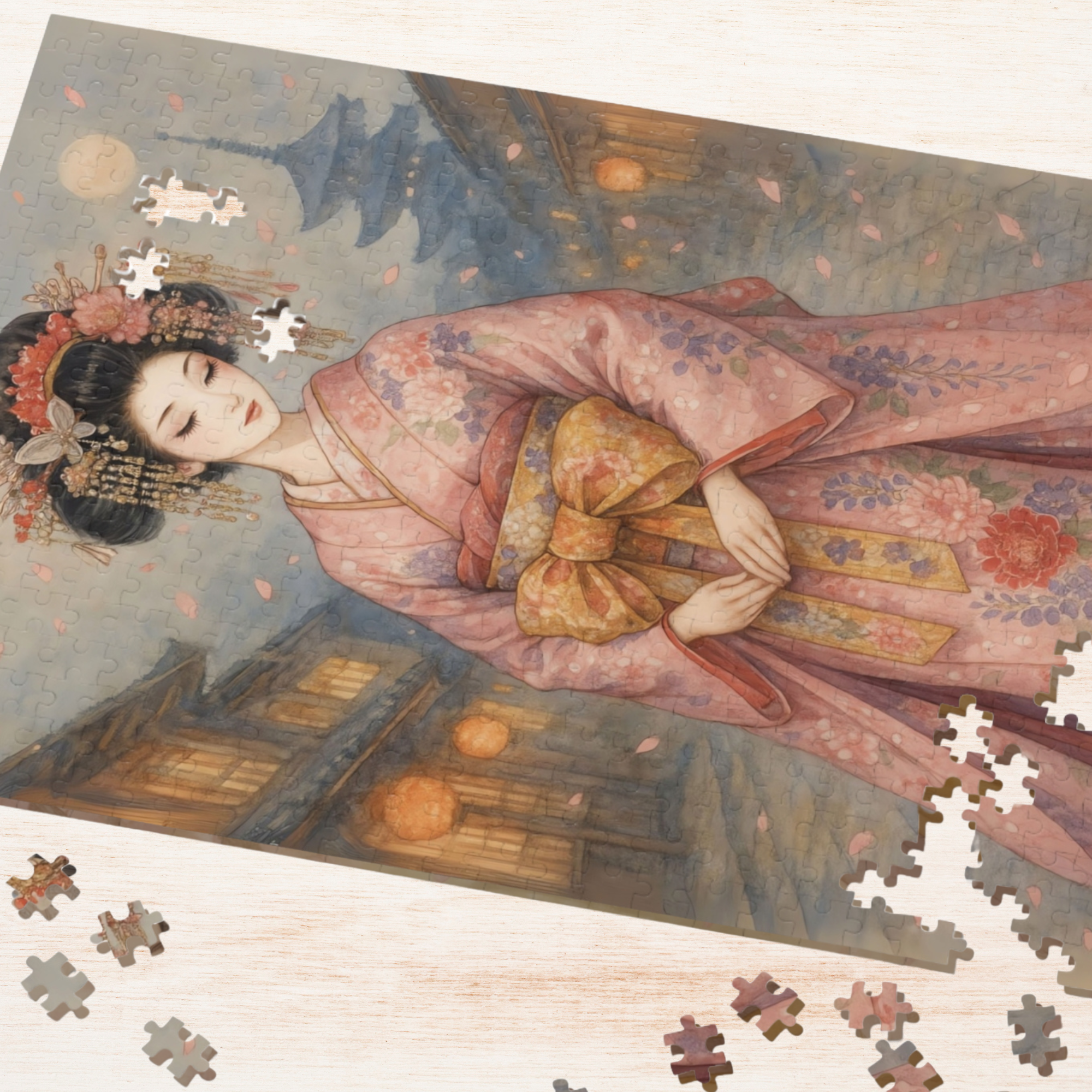 Moonlit Sakura Dream: A Puzzle of Japanese Elegance product thumbnail image