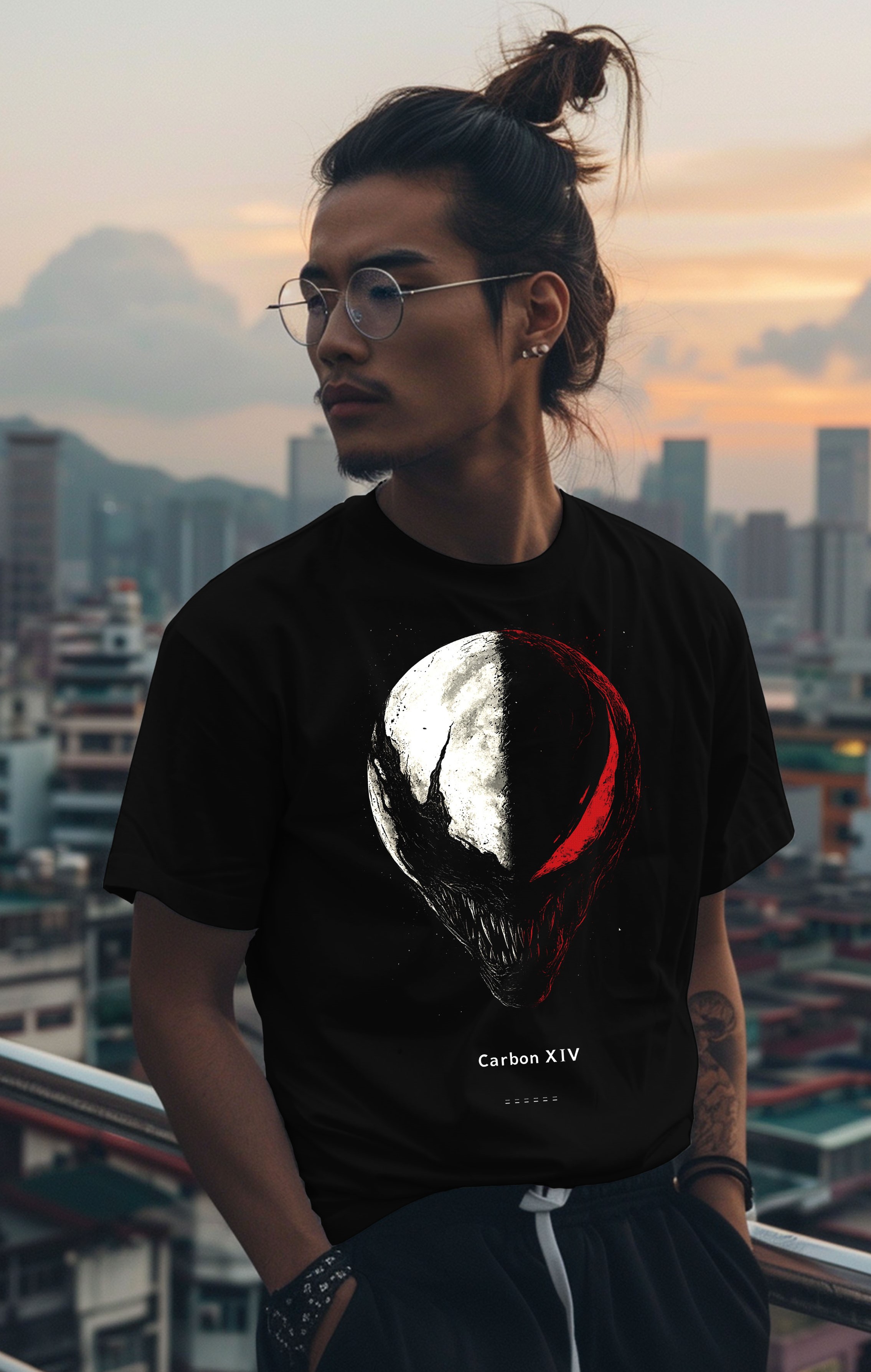 Alien Skull T-Shirt | Carbon XIV Exclusive
