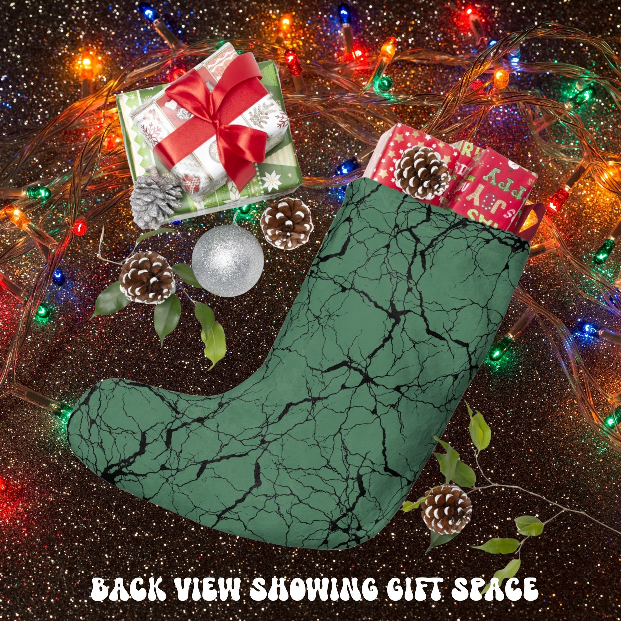 Personalized Ghost Christmas Stocking product thumbnail image