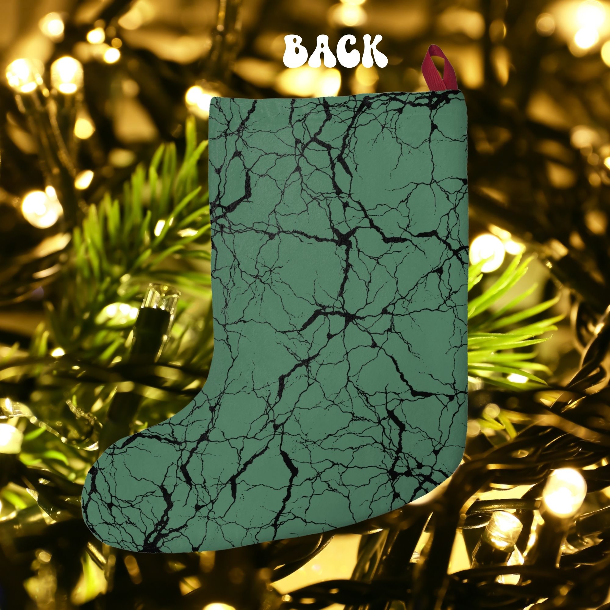 Personalized Ghost Christmas Stocking product thumbnail image
