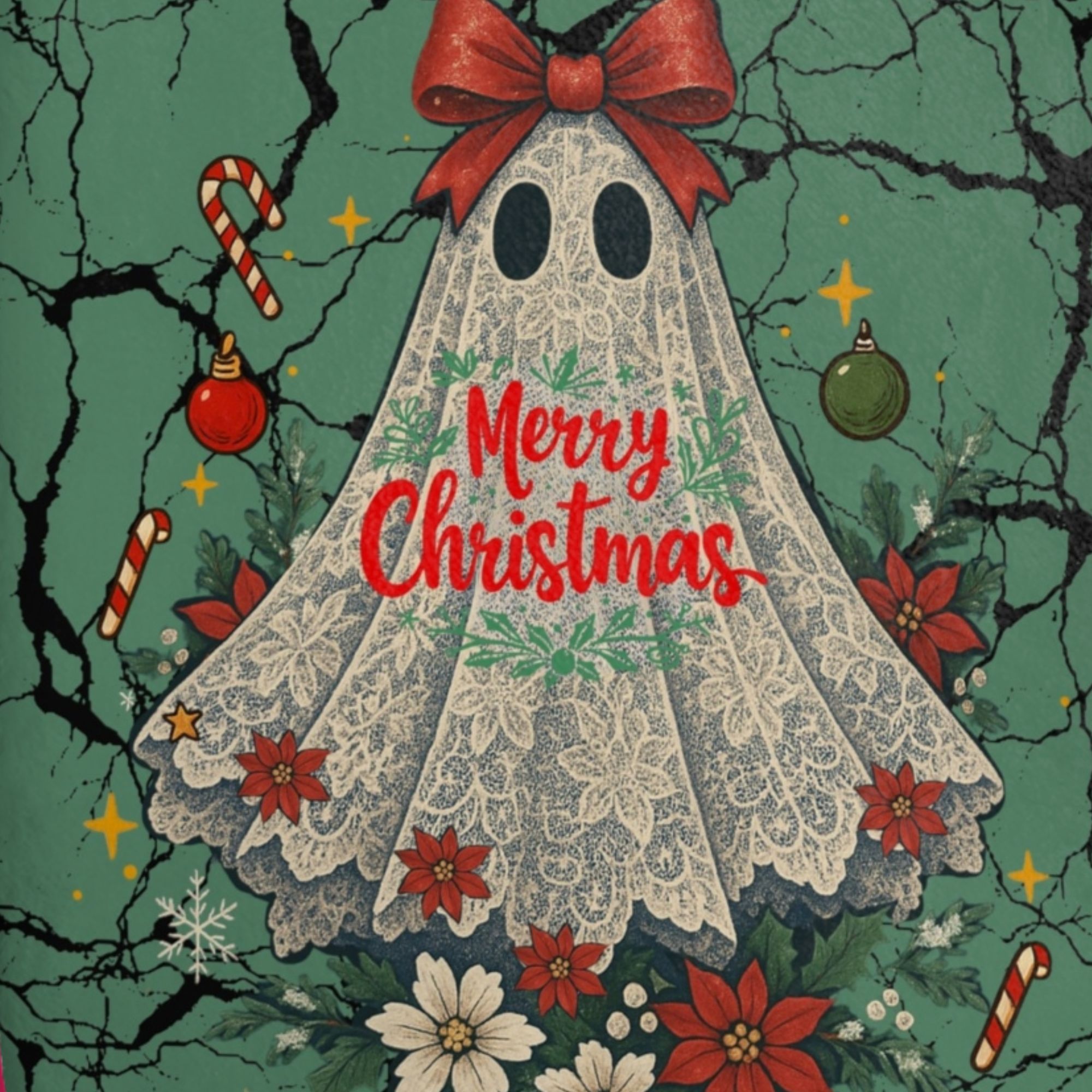 Personalized Ghost Christmas Stocking product thumbnail image