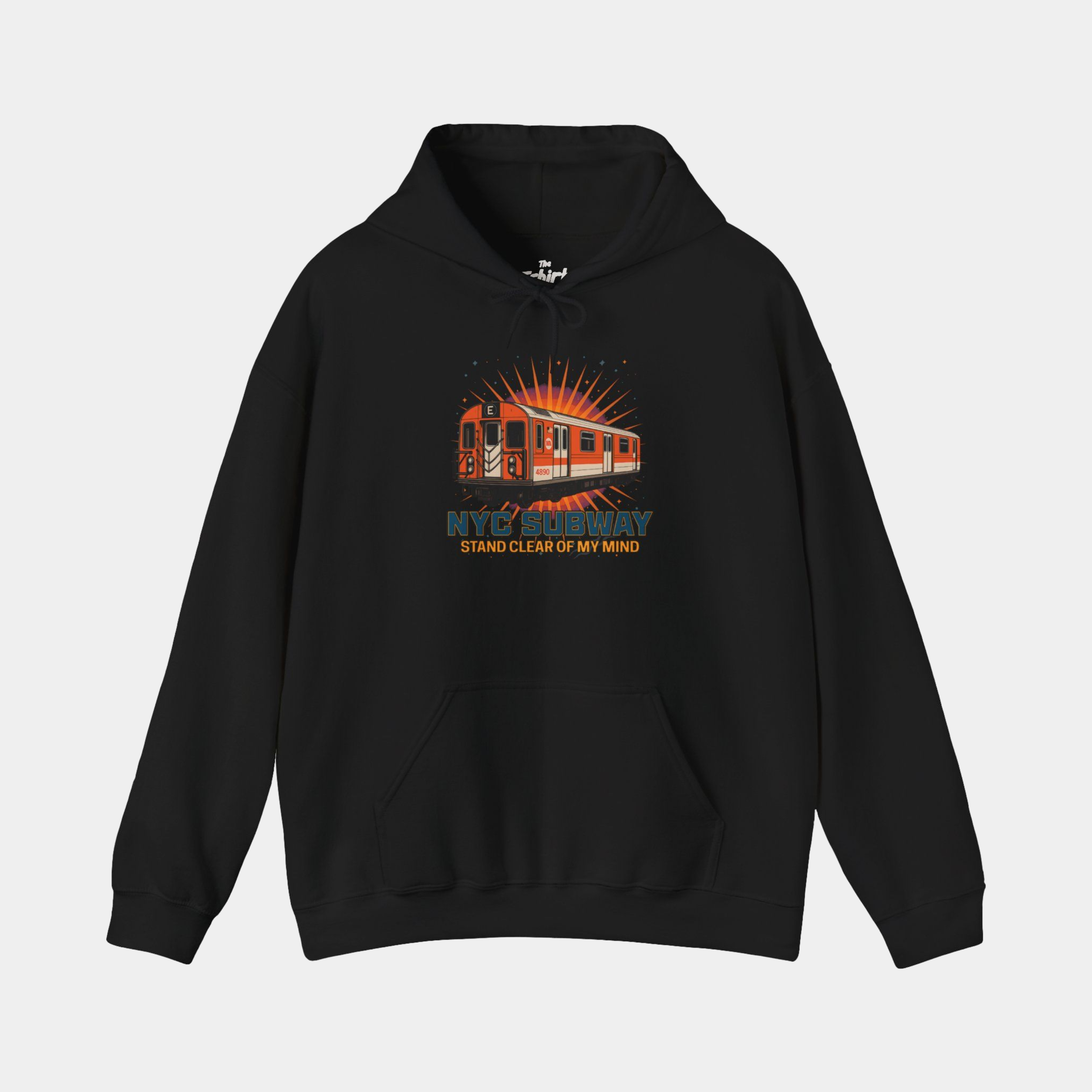 NYC Subway Unisex Hooded Sweatshirt - Stand Clear Of My Mind product thumbnail image NYC Subway Unisex Hooded Sweatshirt - Stand Clear Of My Mind product thumbnail image