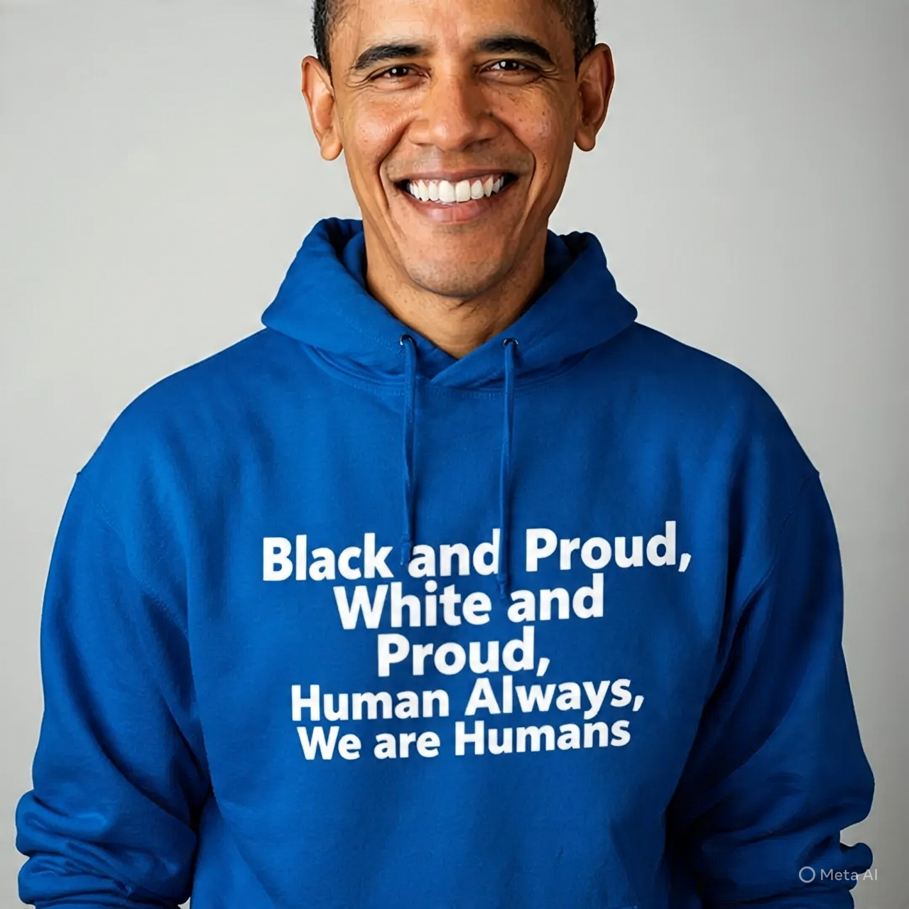 Inspirational Unisex Black and Proud, White and Proud, We are Humans Hooded Long Sleeve Tee, Conscious Fashion, Gender-neutral, Everyday Comfort, Gift for Humanity, Casual Wear, [...] product thumbnail image
