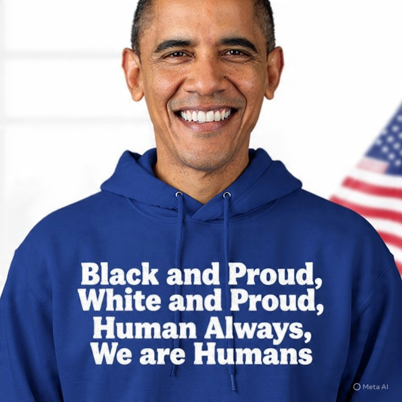 Inspirational Unisex Black and Proud, White and Proud, We are Humans Hooded Long Sleeve Tee, Conscious Fashion, Gender-neutral, Everyday Comfort, Gift for Humanity, Casual Wear, [...] product thumbnail image