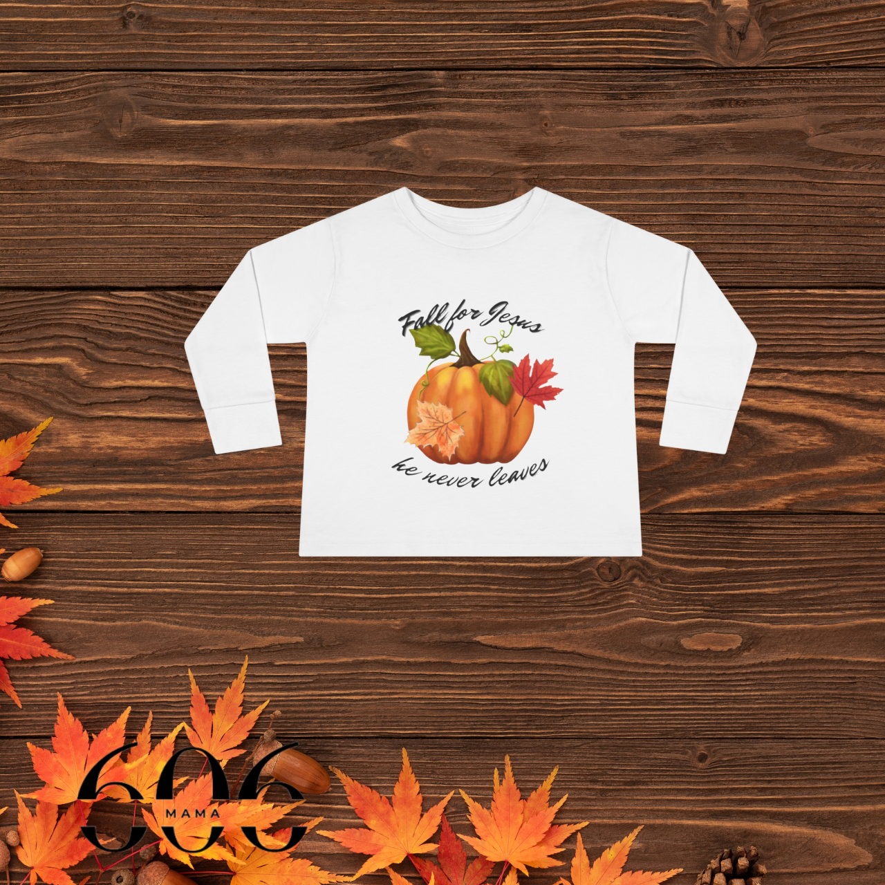 Fall for Jesus Toddler Long Sleeve Tee, Kids Fall Shirt, Baby Pumpkin Shirt, Thanksgiving Apparel, Autumn Toddler Clothing product thumbnail image Fall for Jesus Toddler Long Sleeve Tee, Kids Fall Shirt, Baby Pumpkin Shirt, Thanksgiving Apparel, Autumn Toddler Clothing product thumbnail image