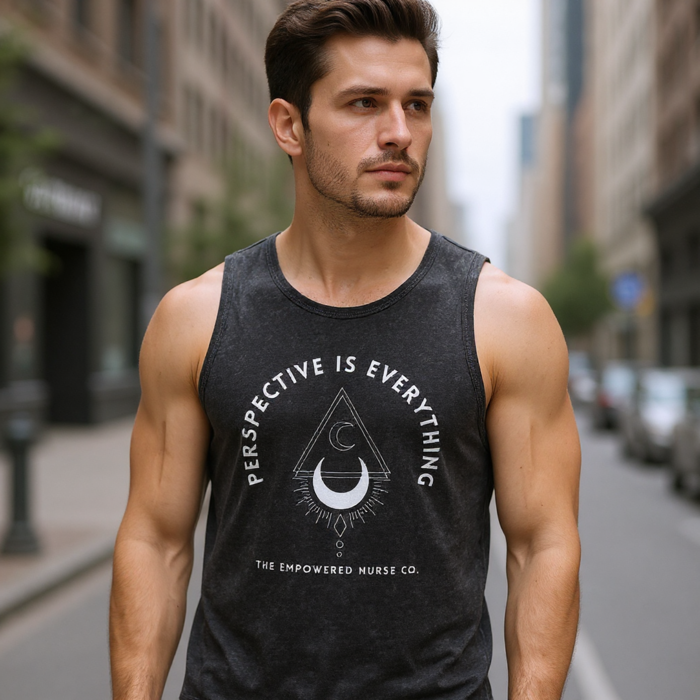 Perspective is Everything Empowerment Nurse Tank product thumbnail image  Perspective is Everything Empowerment Nurse Tank product thumbnail image