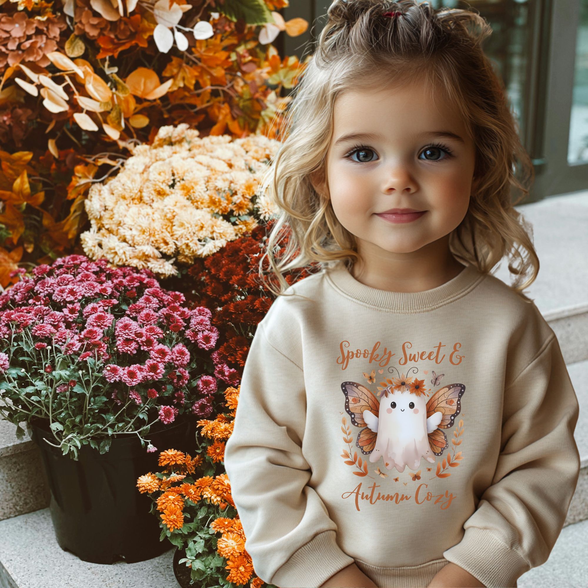 Fairy Ghost Halloween Toddler Sweatshirt