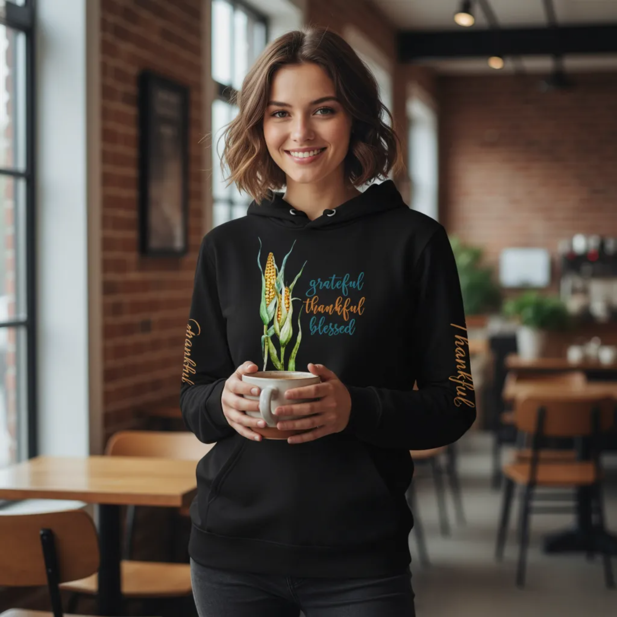 Grateful Blessed Unisex Heavy Cotton Tee, Fall Apparel, Thanksgiving Shirt, Nature Lover Gift, Inspirational Tee product thumbnail image Grateful Blessed Unisex Heavy Cotton Tee, Fall Apparel, Thanksgiving Shirt, Nature Lover Gift, Inspirational Tee product thumbnail image