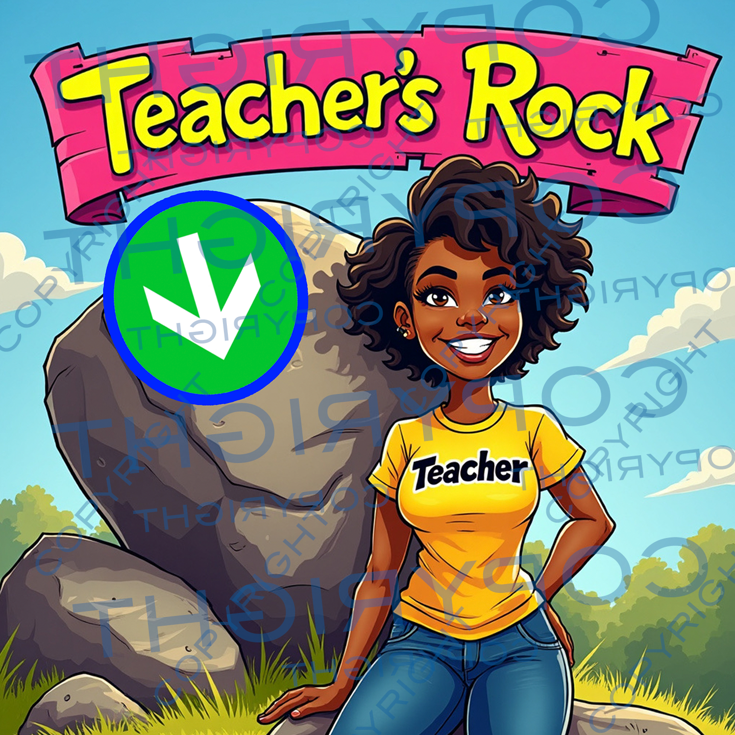 Teachers Rock, Oh Yeah! - Softstyle T-Shirt product thumbnail image Teachers Rock, Oh Yeah! - Softstyle T-Shirt product thumbnail image