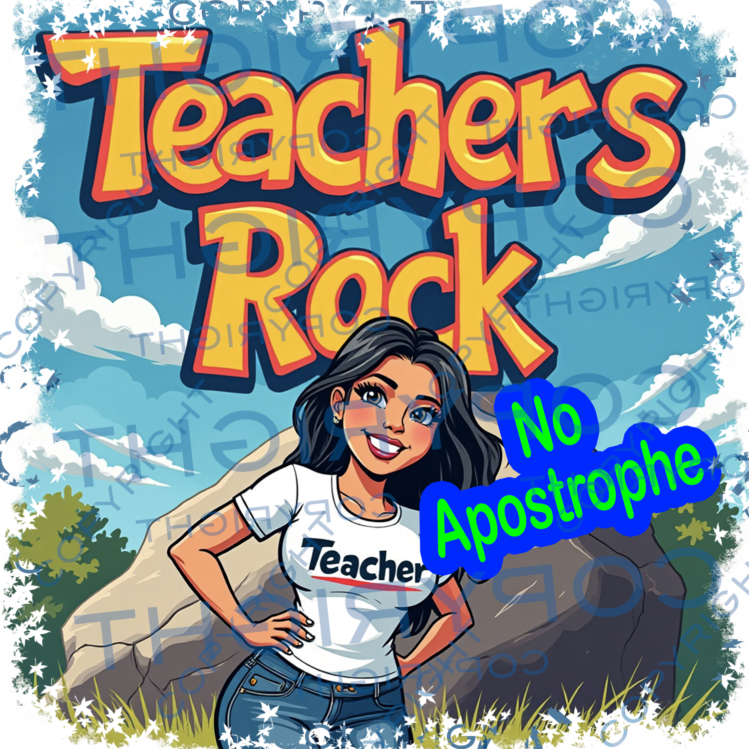 Teachers Rock - Softstyle T-Shirt product thumbnail image Teachers Rock - Softstyle T-Shirt product thumbnail image