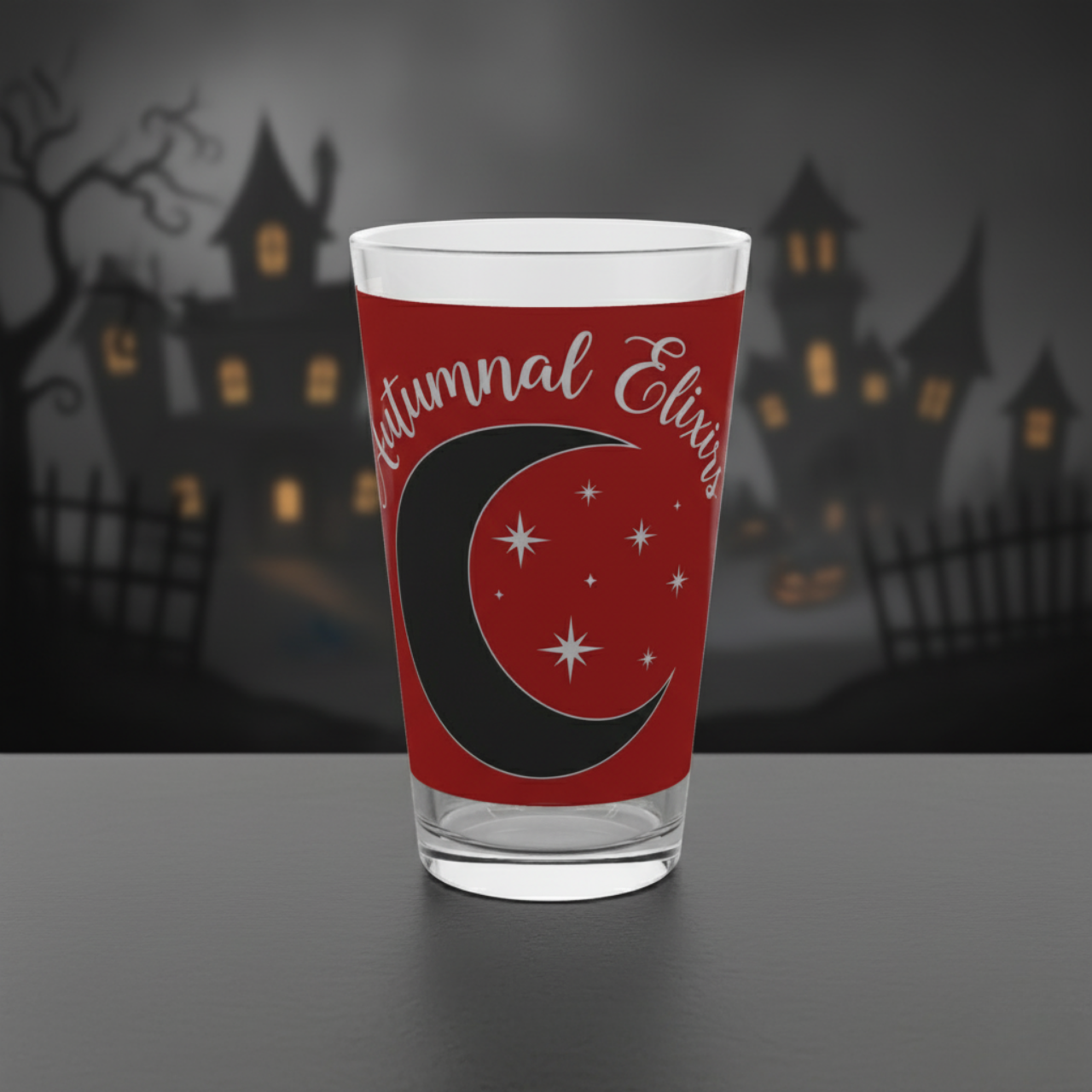 Autumnal Elixirs Pint Glass | Fall Drinkware for Cozy Gatherings, Halloween Parties, Harvest Celebrations, Gift for Him/Her, Home Bar [...] product thumbnail image