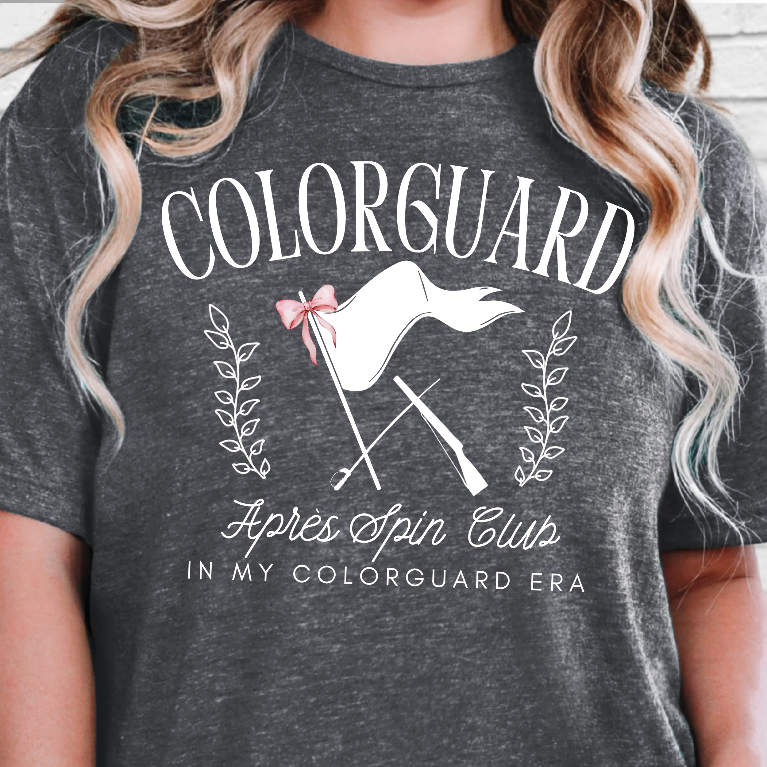 Starting Line Design Co - Colorguard Era Après Spin Social Club Tee product thumbnail image Starting Line Design Co - Colorguard Era Après Spin Social Club Tee product thumbnail image