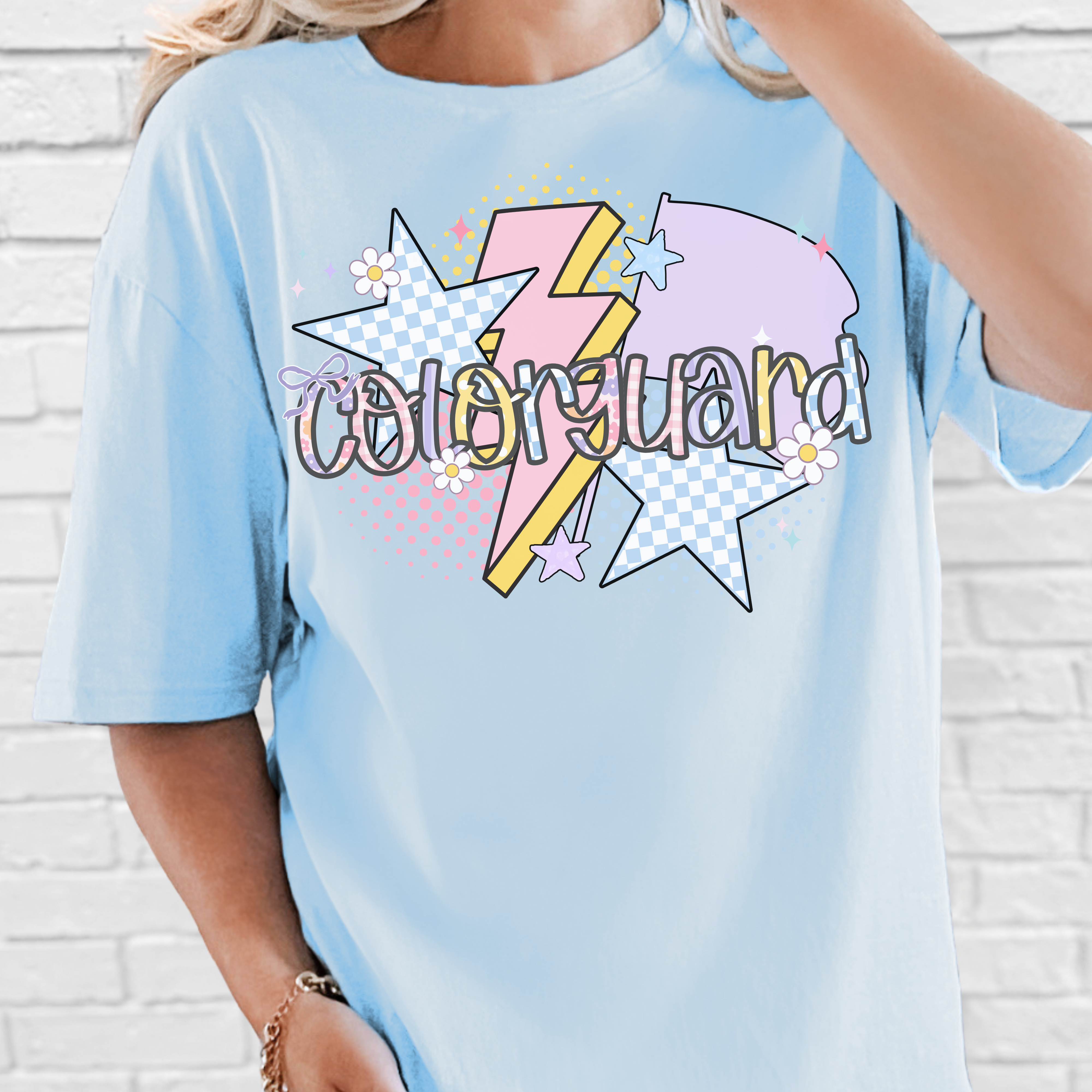 Starting Line Design Co - Colorguard Maximalist Tee product thumbnail image Starting Line Design Co - Colorguard Maximalist Tee product thumbnail image