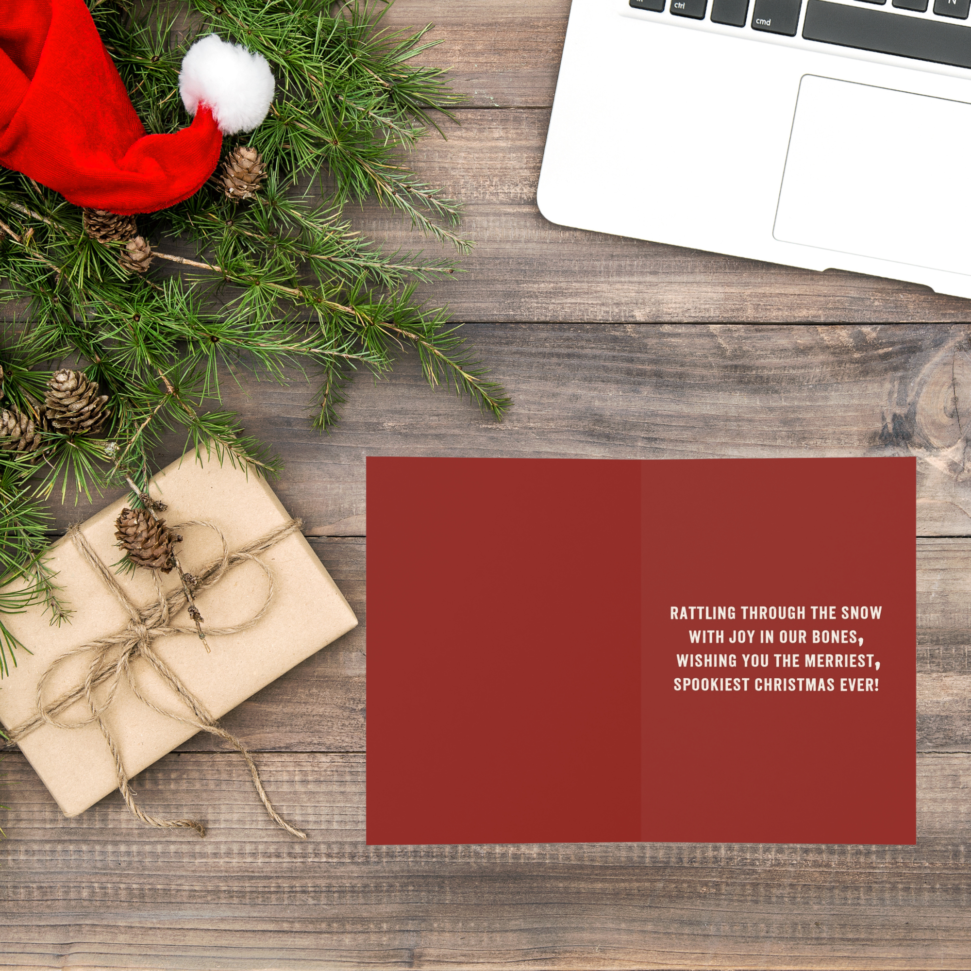 Christmas Card Skeleton Sleigh product thumbnail image