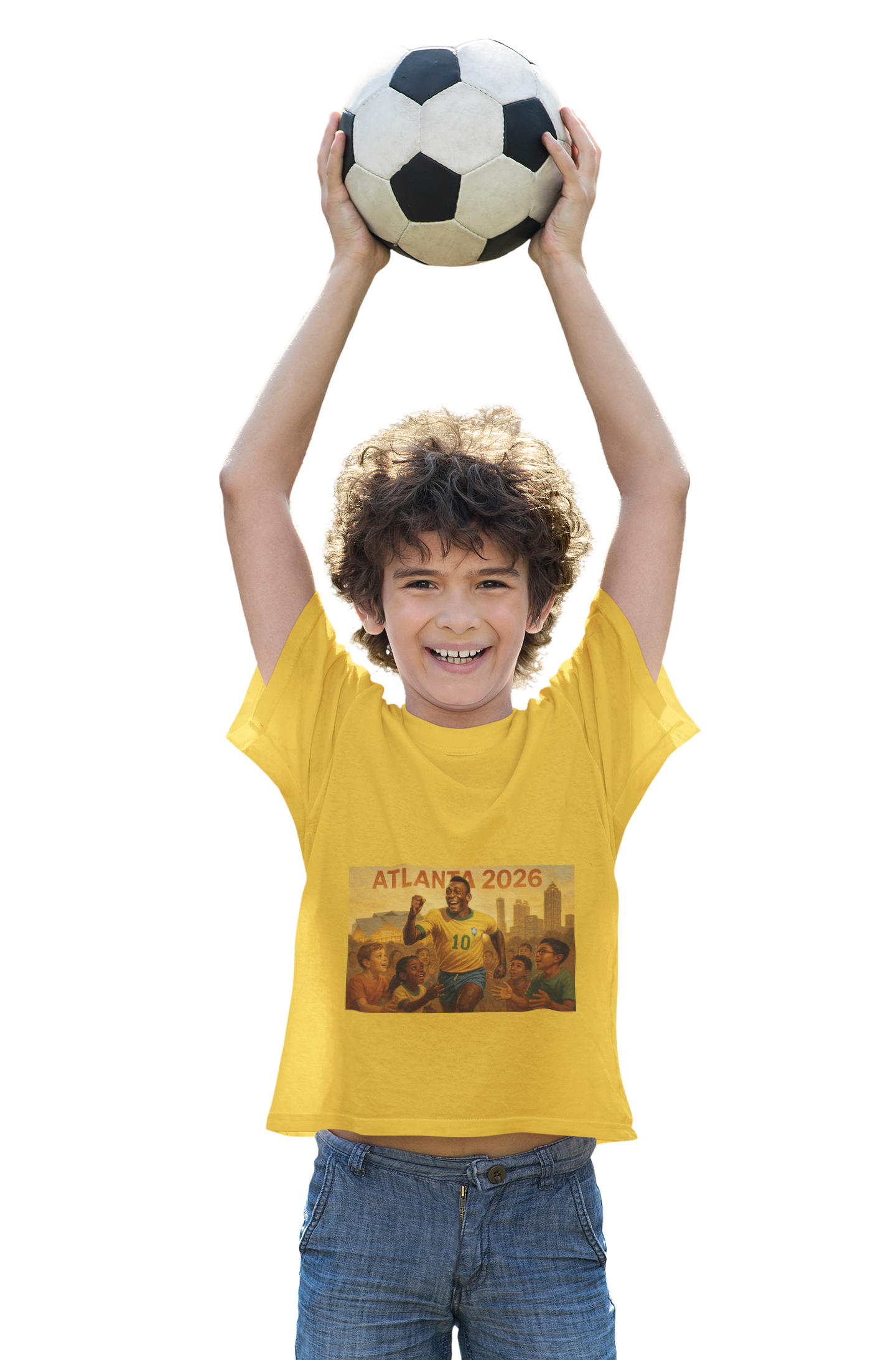 Unisex Tee 'GOLDEN GENERATION' Atlanta's Promise Skyline Design product thumbnail image