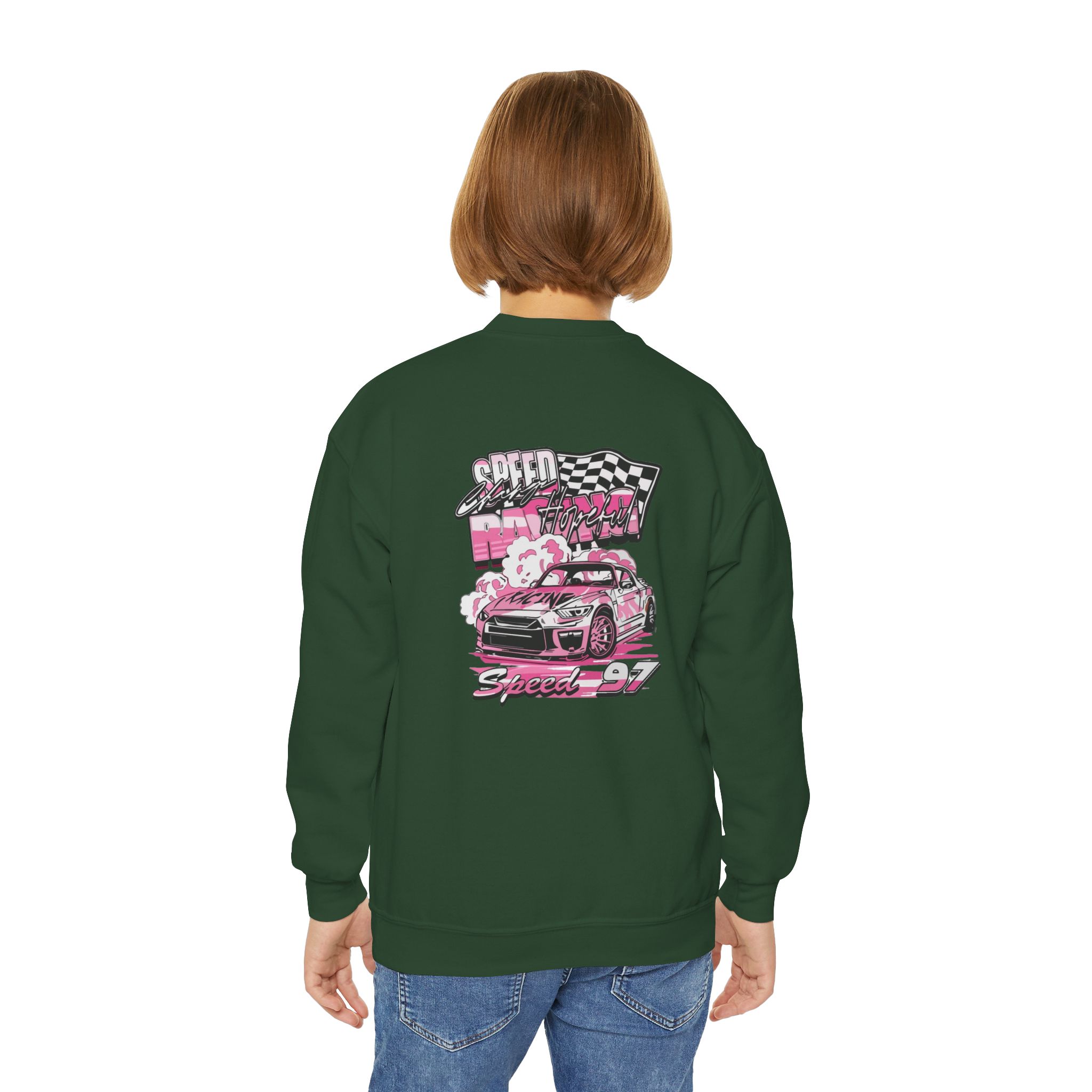 Personalized Youth Sweatshirt, for Friends, Casual Wear, Custom Birthday Gift, Holiday Apparel, Comfortable Sweater for ages 10-16 years product thumbnail image