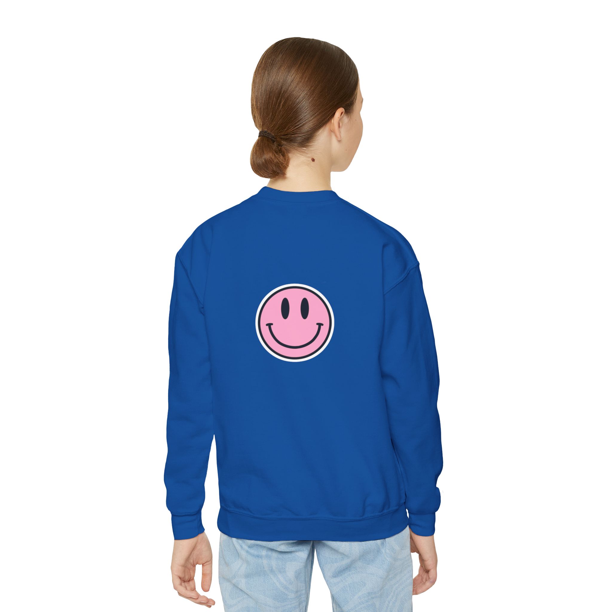 Personalized Youth Sweatshirt, for Friends, Casual Wear, Custom Birthday Gift, Holiday Apparel, Comfortable Sweater for ages 10-16 years product thumbnail image