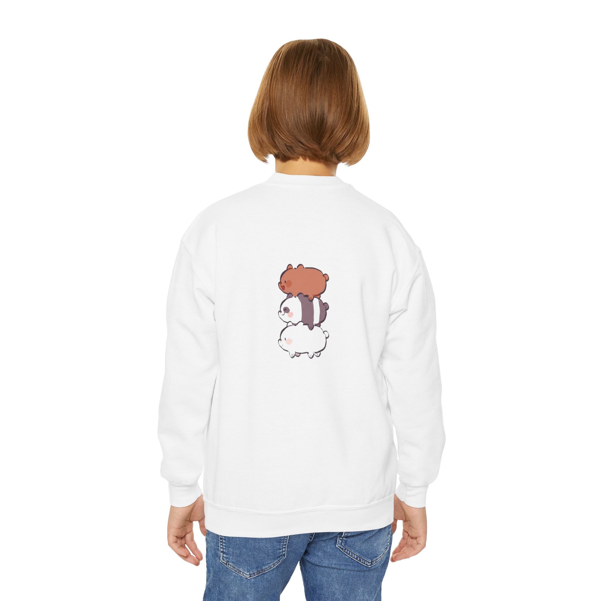 Personalized Youth Sweatshirt, for Friends, Casual Wear, Custom Birthday Gift, Holiday Apparel, Comfortable Sweater for ages 10-16 years product thumbnail image