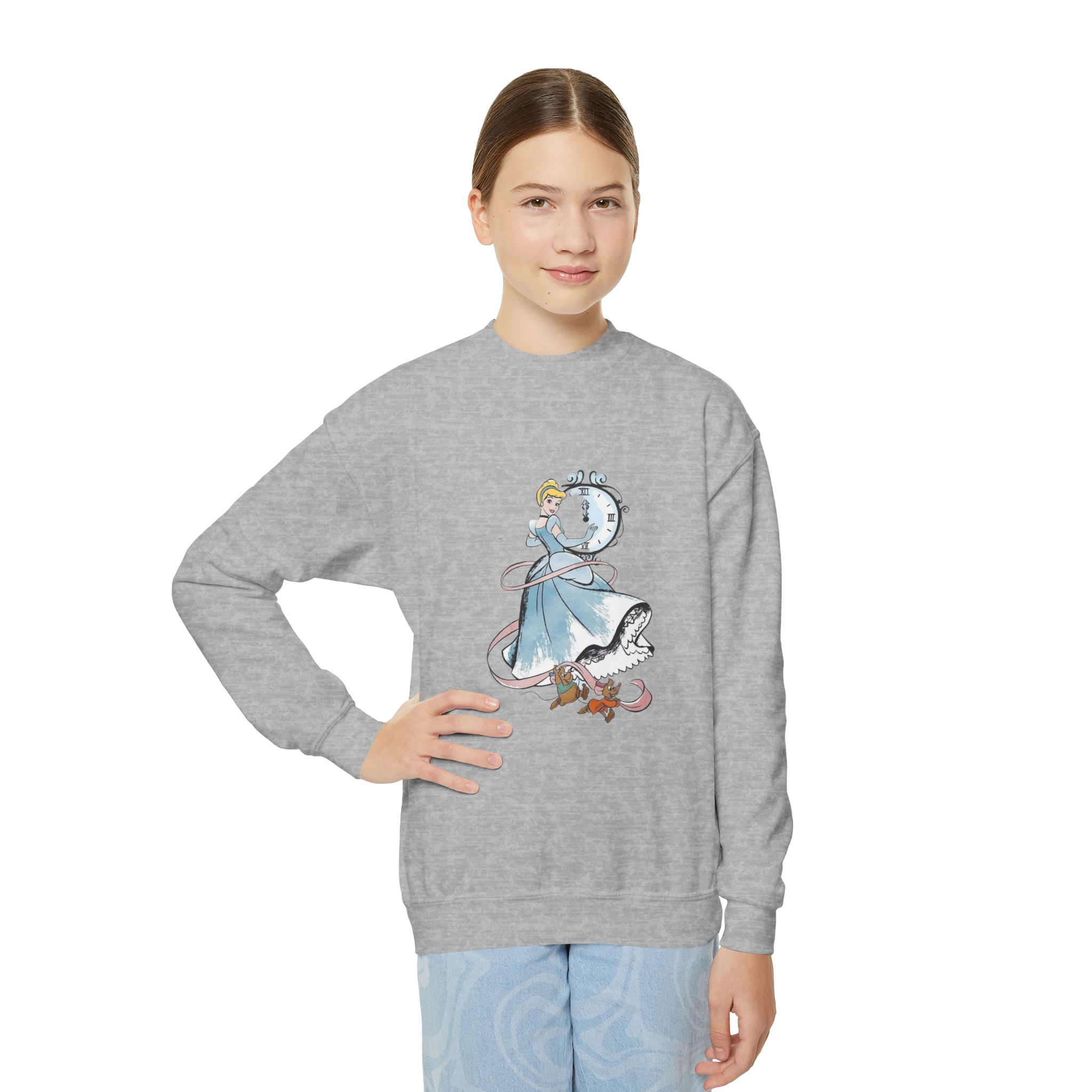 Personalized Youth Sweatshirt, for Friends, Casual Wear, Custom Birthday Gift, Holiday Apparel, Comfortable Sweater for ages 10-16 years product thumbnail image