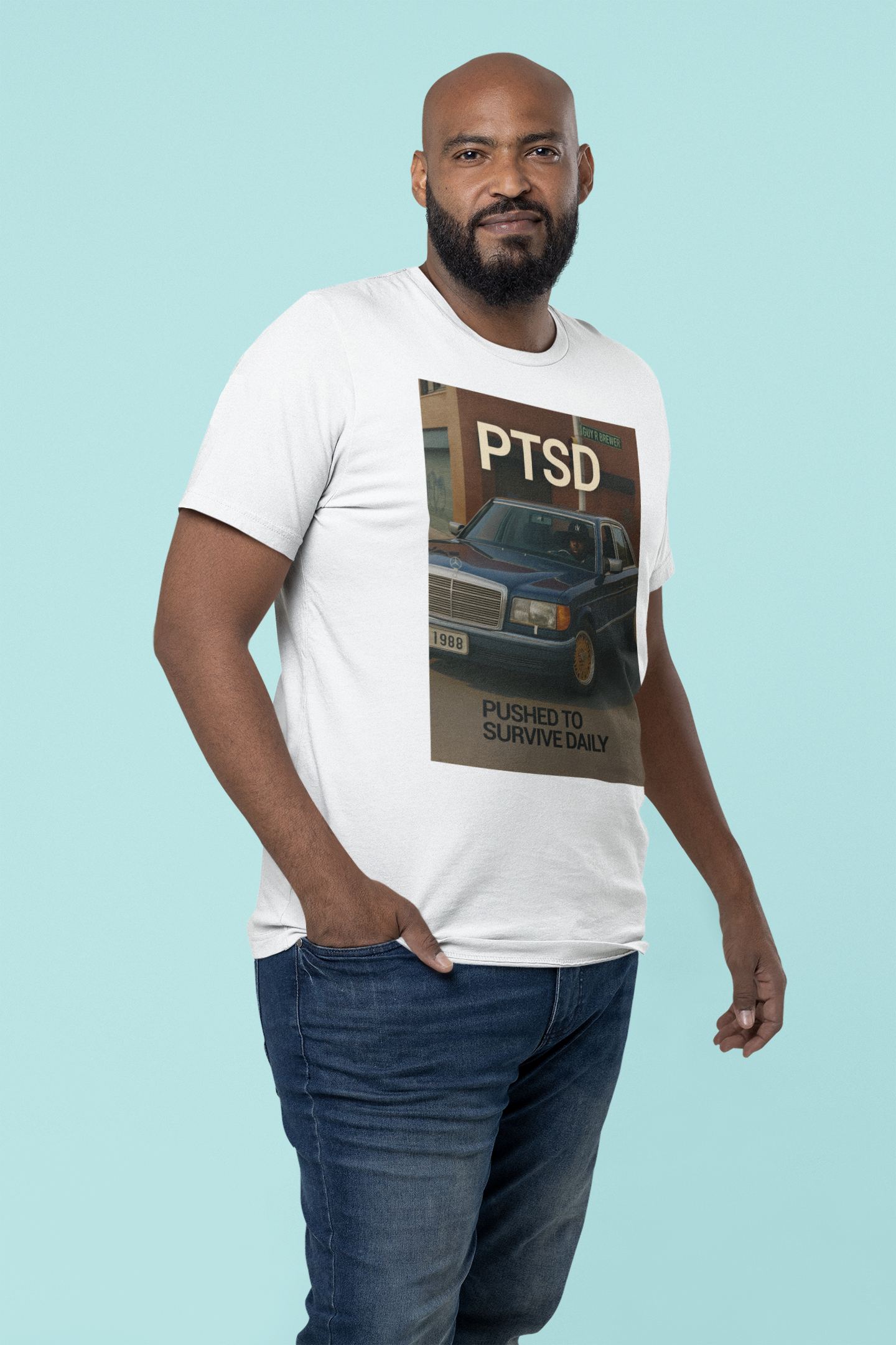 PTSD - Vintage Style T-Shirt, Casual Retro T-Shirt