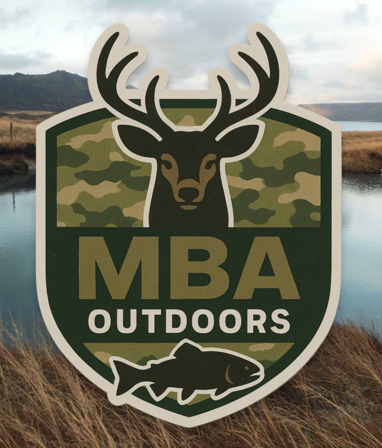 MBAOUTDOORS Camo/Fish/Deer Sticker product thumbnail image MBAOUTDOORS Camo/Fish/Deer Sticker product thumbnail image