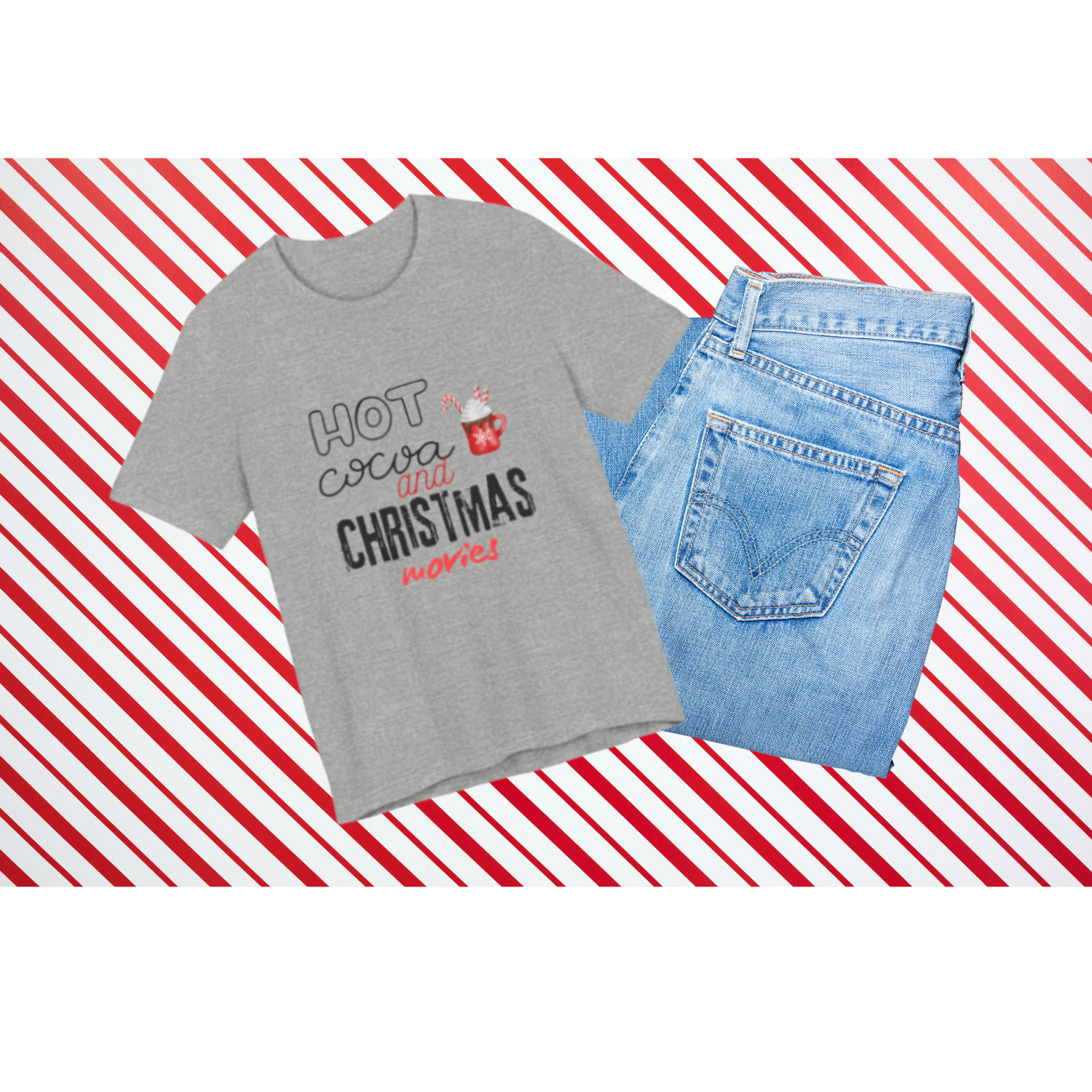 Hot Cocoa and Christmas Movies T-Shirt